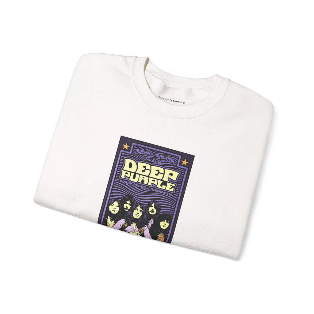 Deep Purple Band Poster - Vintage Graphic Sweatshirt - {{variant_option}} - Sweatshirt - canadaclothes.ca