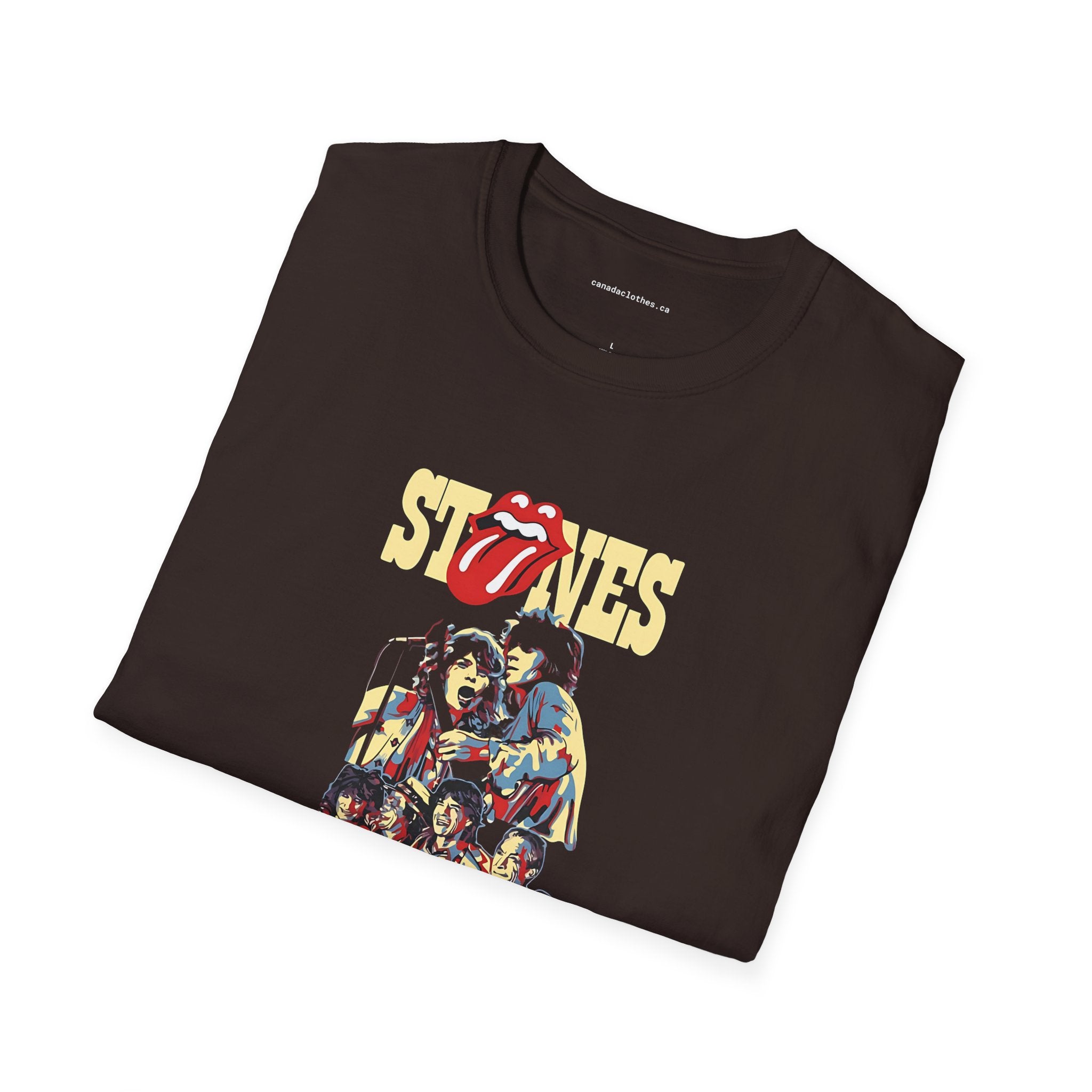 The Stones Band Poster - Vintage Graphic T-Shirt - {{variant_option}} - T-Shirt - canadaclothes.ca