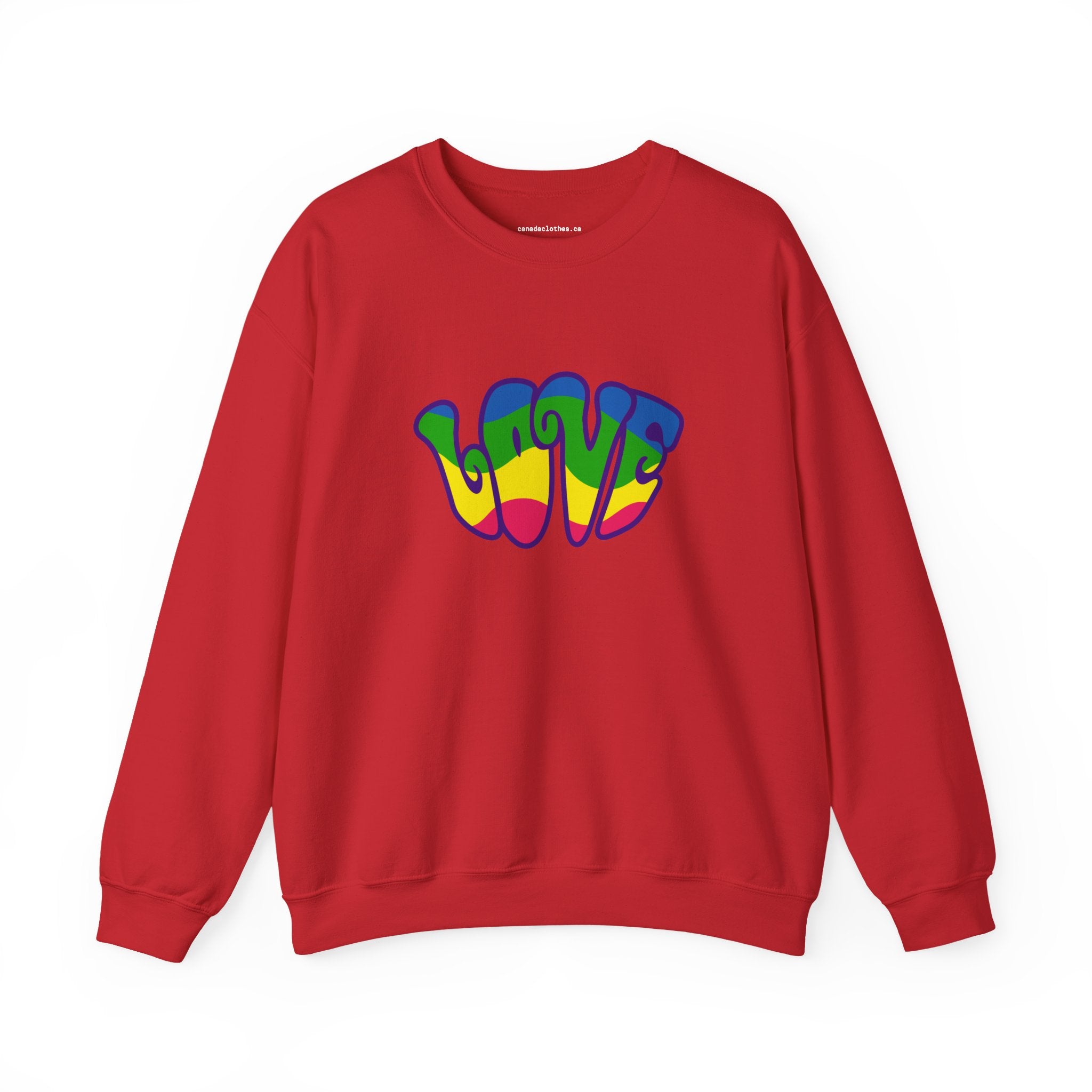 Retro Love Graphic - Vintage Graphic Sweatshirt - {{variant_option}} - Sweatshirt - canadaclothes.ca