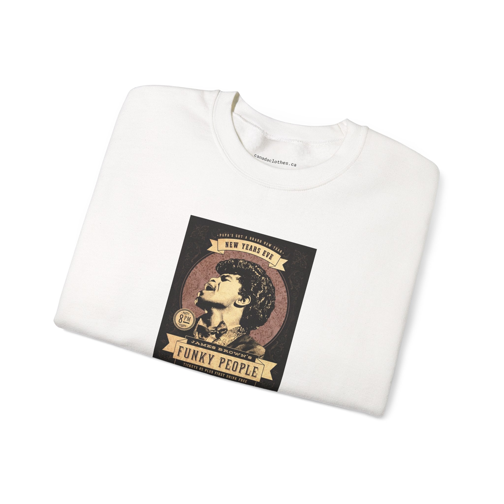 James Brown - Vintage Graphic Sweatshirt - {{variant_option}} - Sweatshirt - canadaclothes.ca