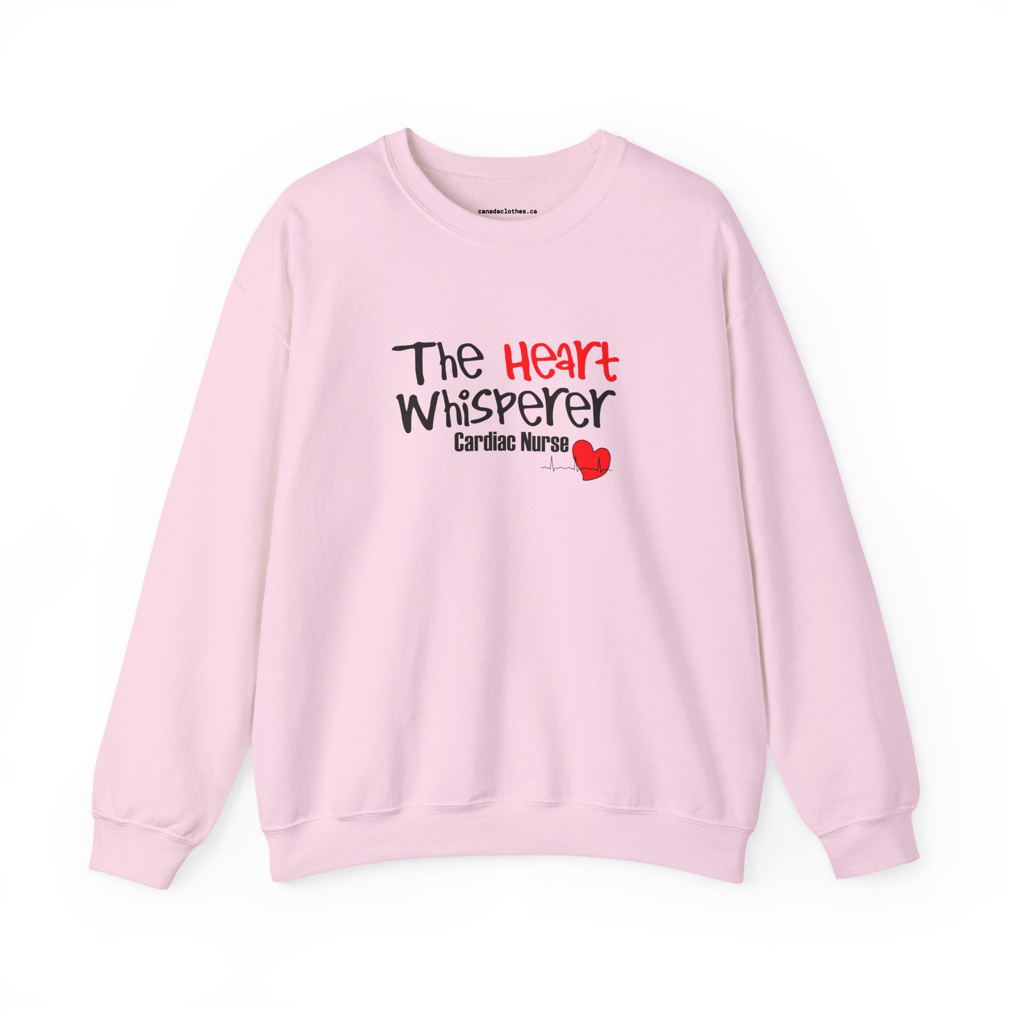 The Heart Whisperer - Funny Nurse Graphic Sweatshirt - {{variant_option}} - Sweatshirt - canadaclothes.ca