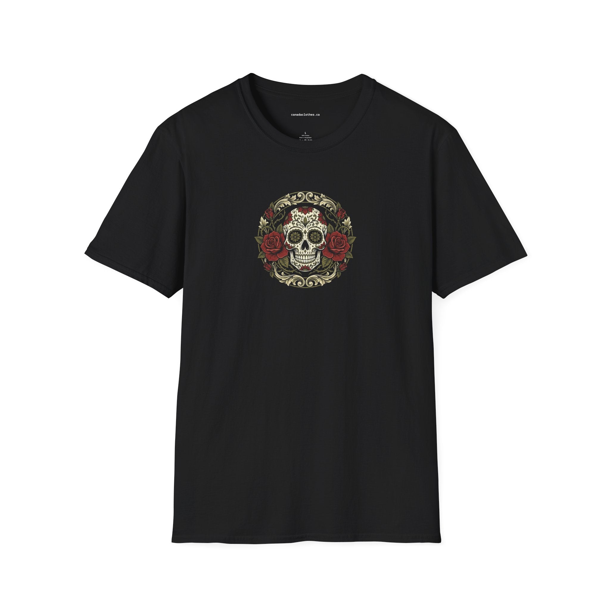 Skull Wreath - T-Shirt - {{variant_option}} - T-Shirt - canadaclothes.ca