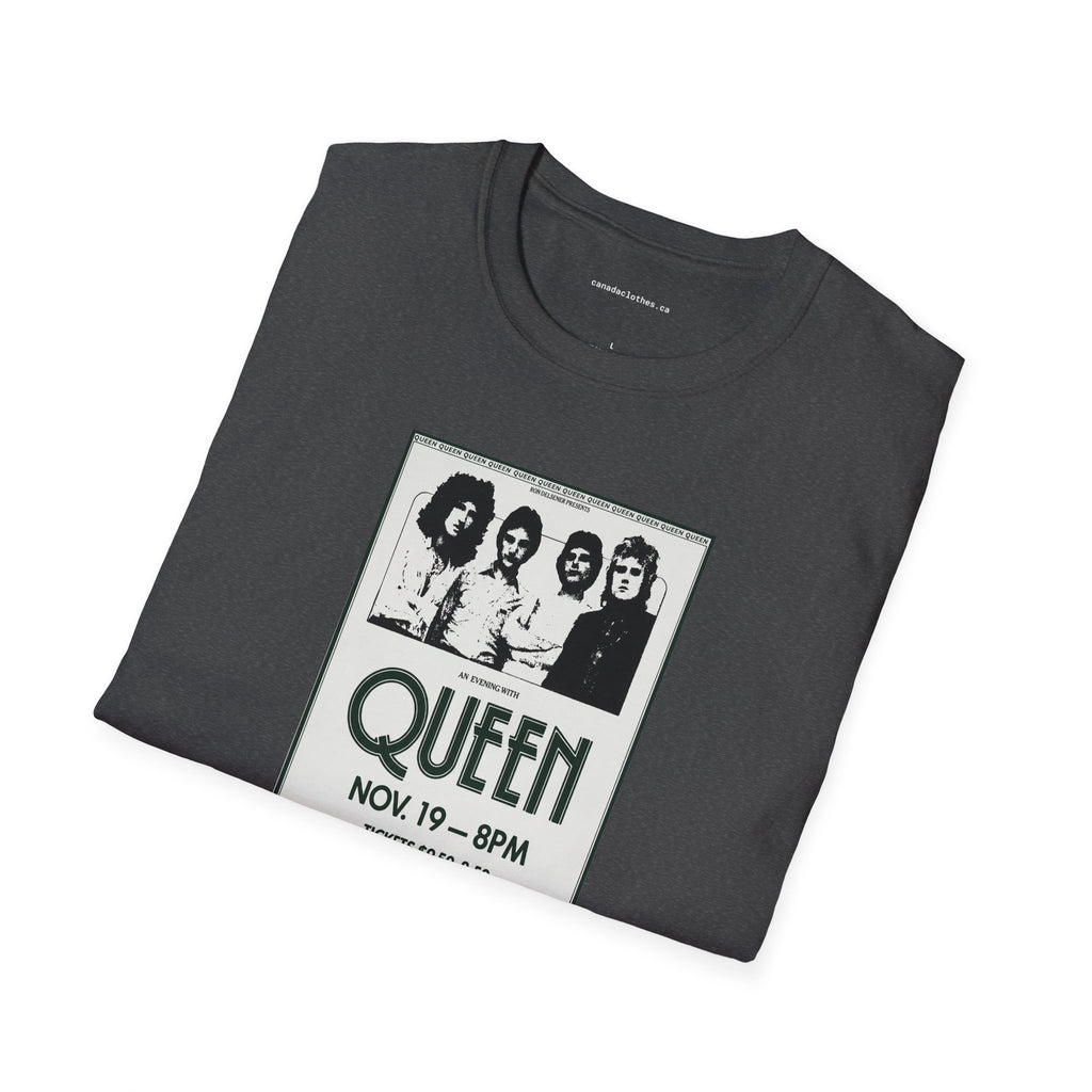 Queen Band Poster - Vintage Graphic T-Shirt - {{variant_option}} - T-Shirt - canadaclothes.ca
