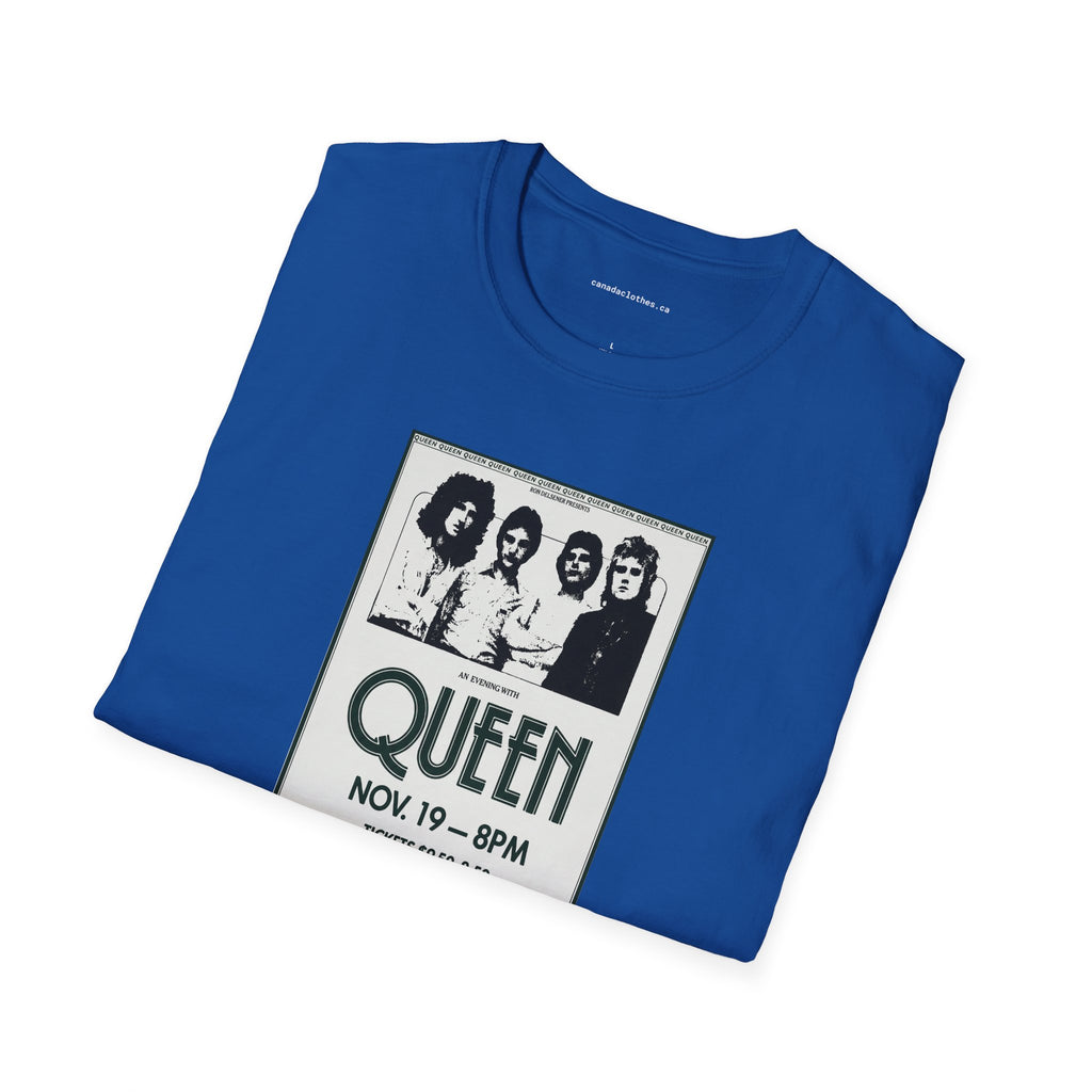 Queen Band Poster - Vintage Graphic T-Shirt - {{variant_option}} - T-Shirt - canadaclothes.ca