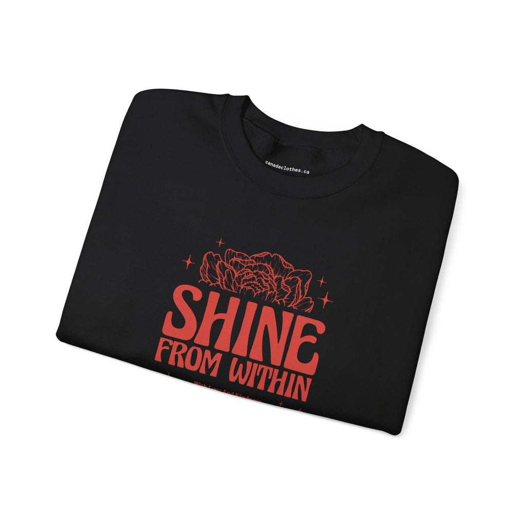 Shine From Within - Vintage Graphic Sweatshirt - {{variant_option}} - Sweatshirt - canadaclothes.ca
