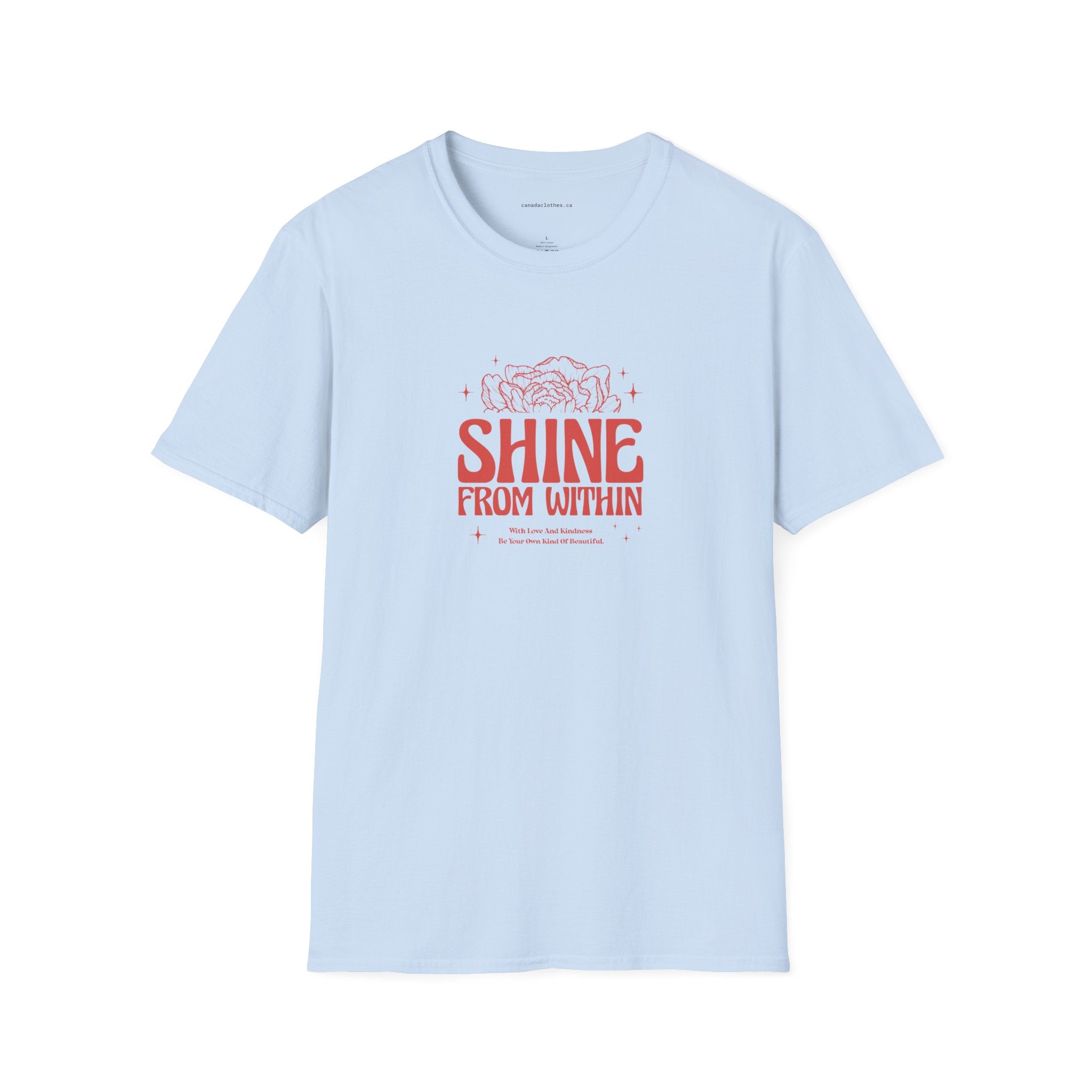 Shine From Within - Motivational Graphic T-Shirt - {{variant_option}} - T-Shirt - canadaclothes.ca