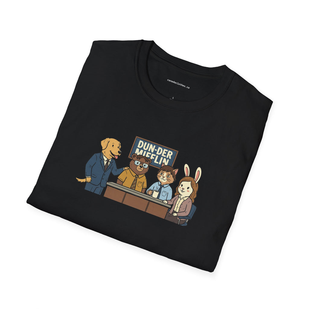 Dun-der Mifflin Parody - Funny Graphic T-Shirt - {{variant_option}} - T-Shirt - canadaclothes.ca