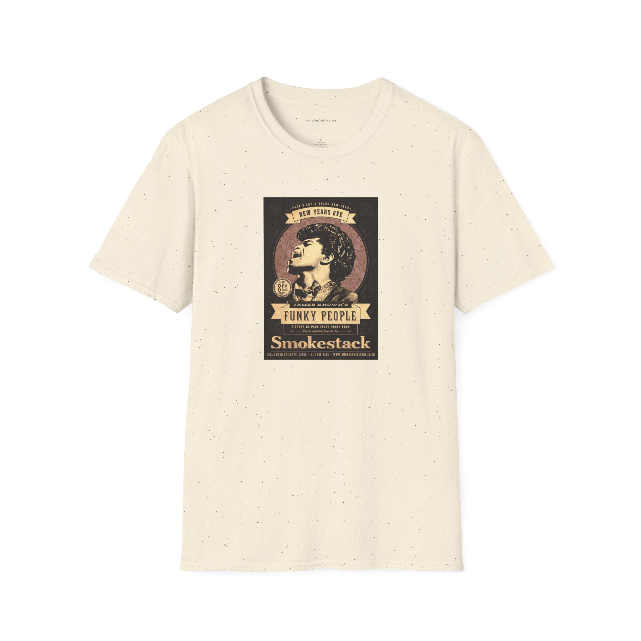 James Brown Band Poster - Vintage Graphic T-Shirt - {{variant_option}} - T-Shirt - canadaclothes.ca