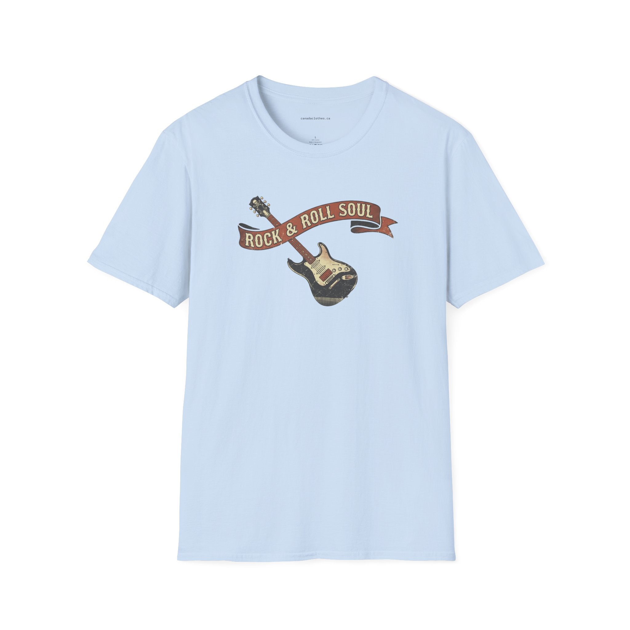 Rock and Roll Guitar - Vintage Graphic T-Shirt - {{variant_option}} - T-Shirt - canadaclothes.ca