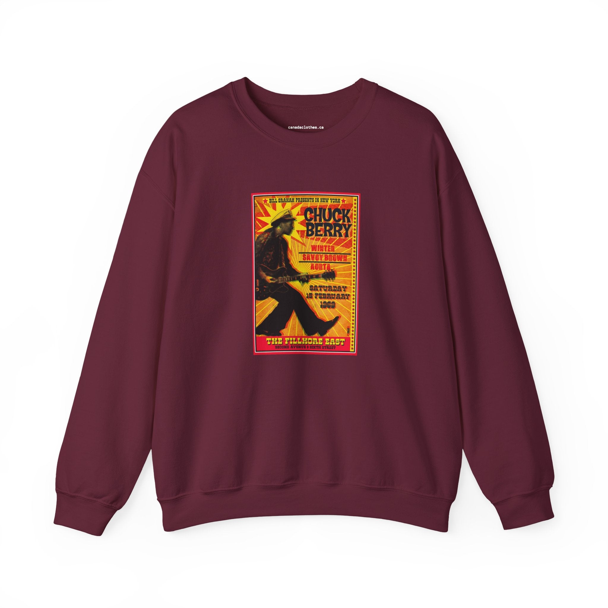 Chuck Berry - Vintage Graphic Sweatshirt - {{variant_option}} - Sweatshirt - canadaclothes.ca
