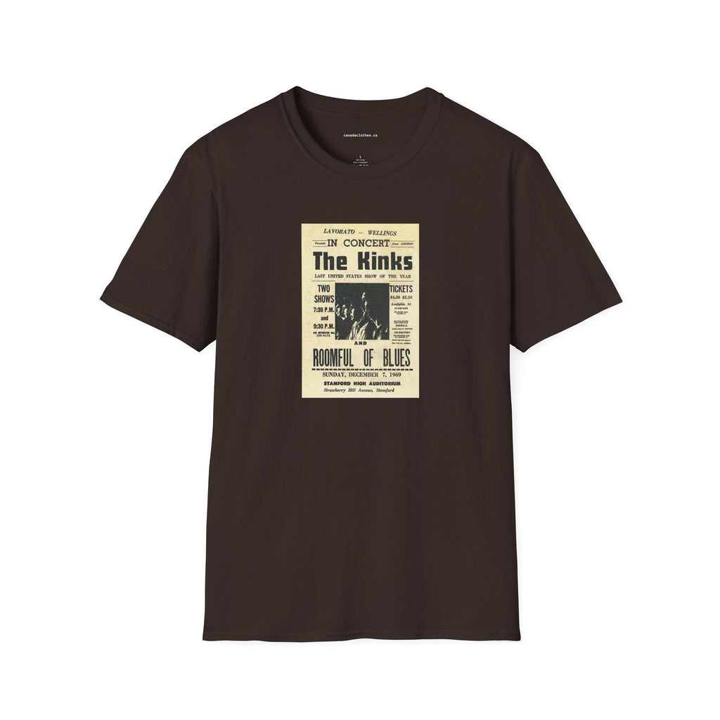 The Kinks Band Poster - Vintage Graphic T-Shirt - {{variant_option}} - T-Shirt - canadaclothes.ca