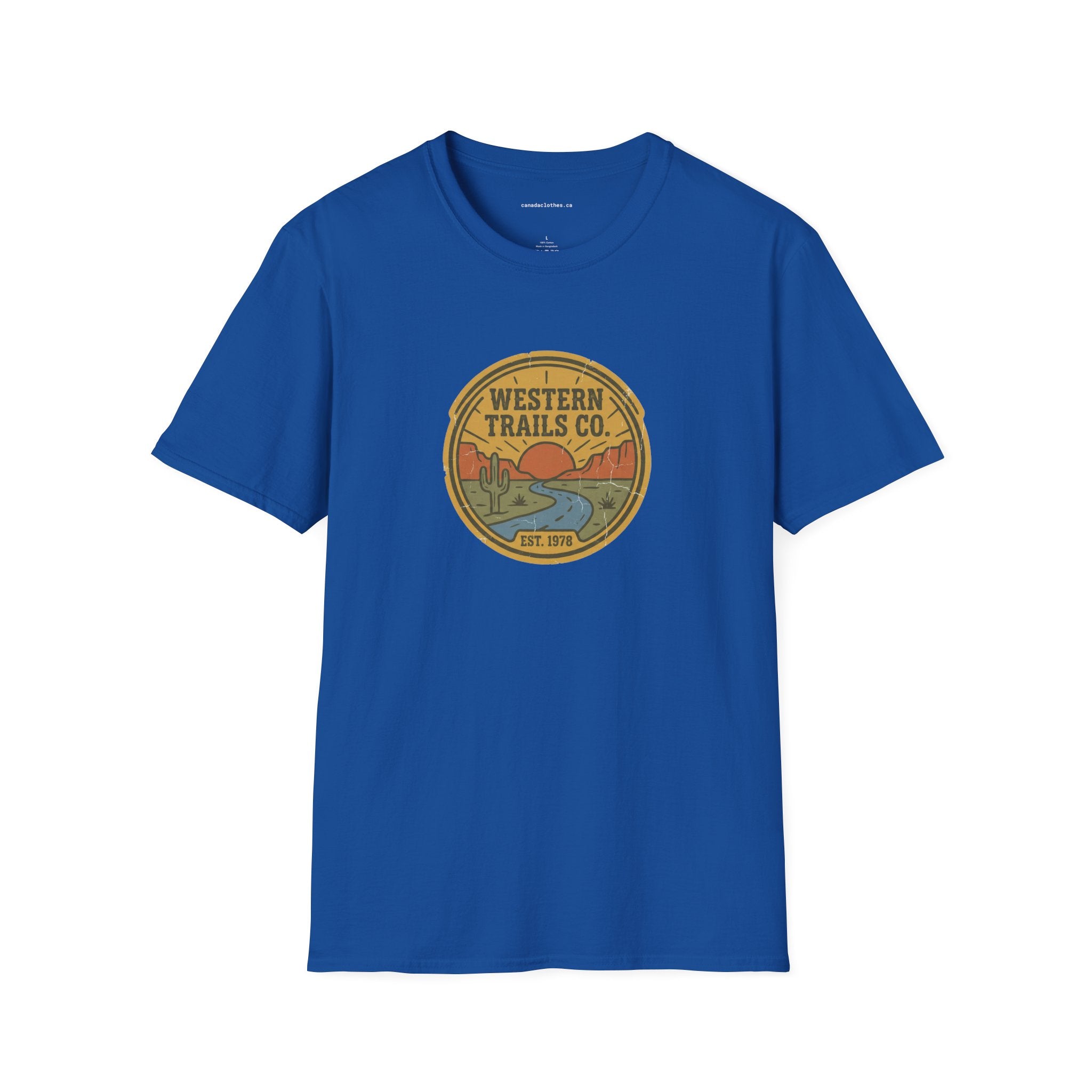 Western Trails - Vintage Graphic T-Shirt - {{variant_option}} - T-Shirt - canadaclothes.ca