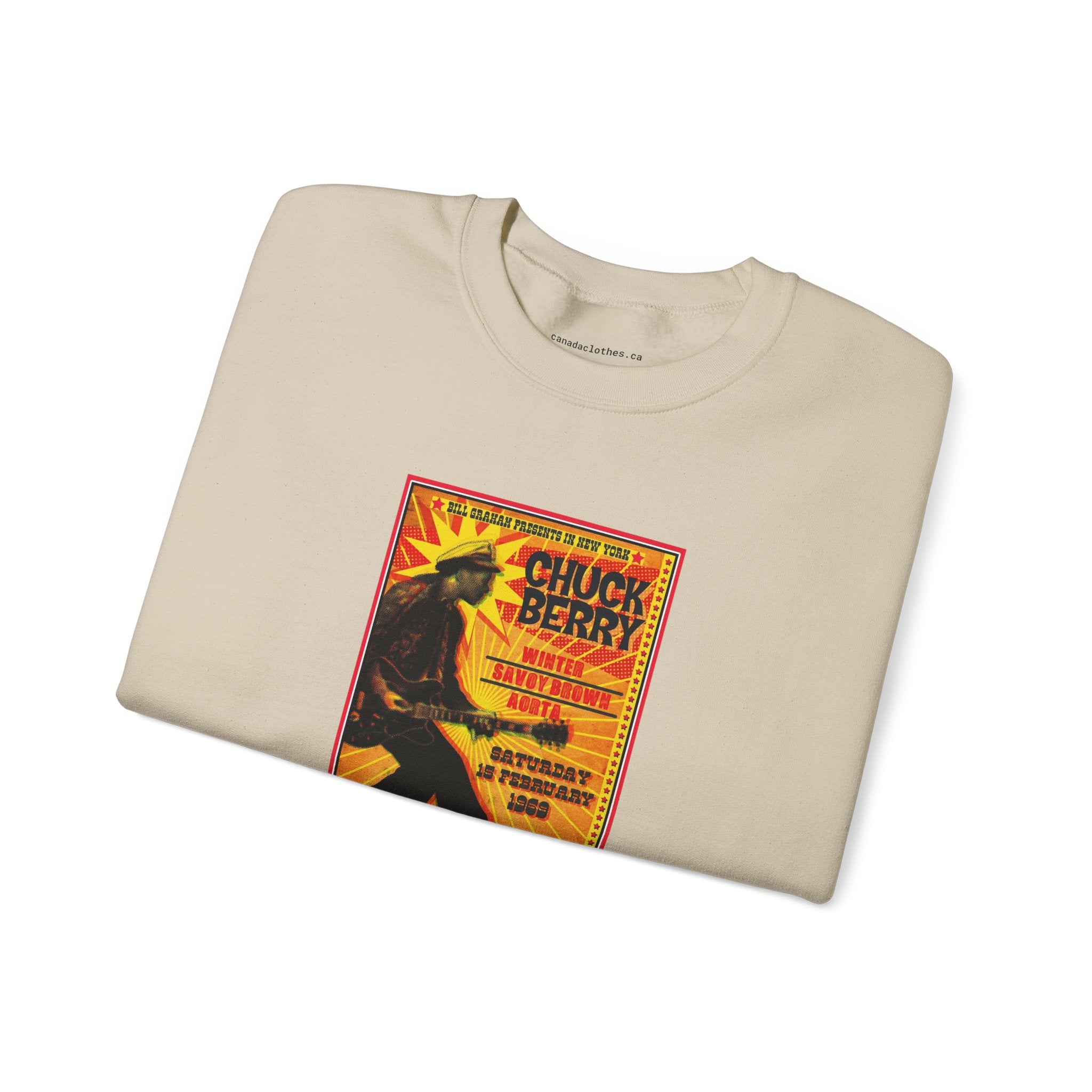 Chuck Berry - Vintage Graphic Sweatshirt - {{variant_option}} - Sweatshirt - canadaclothes.ca