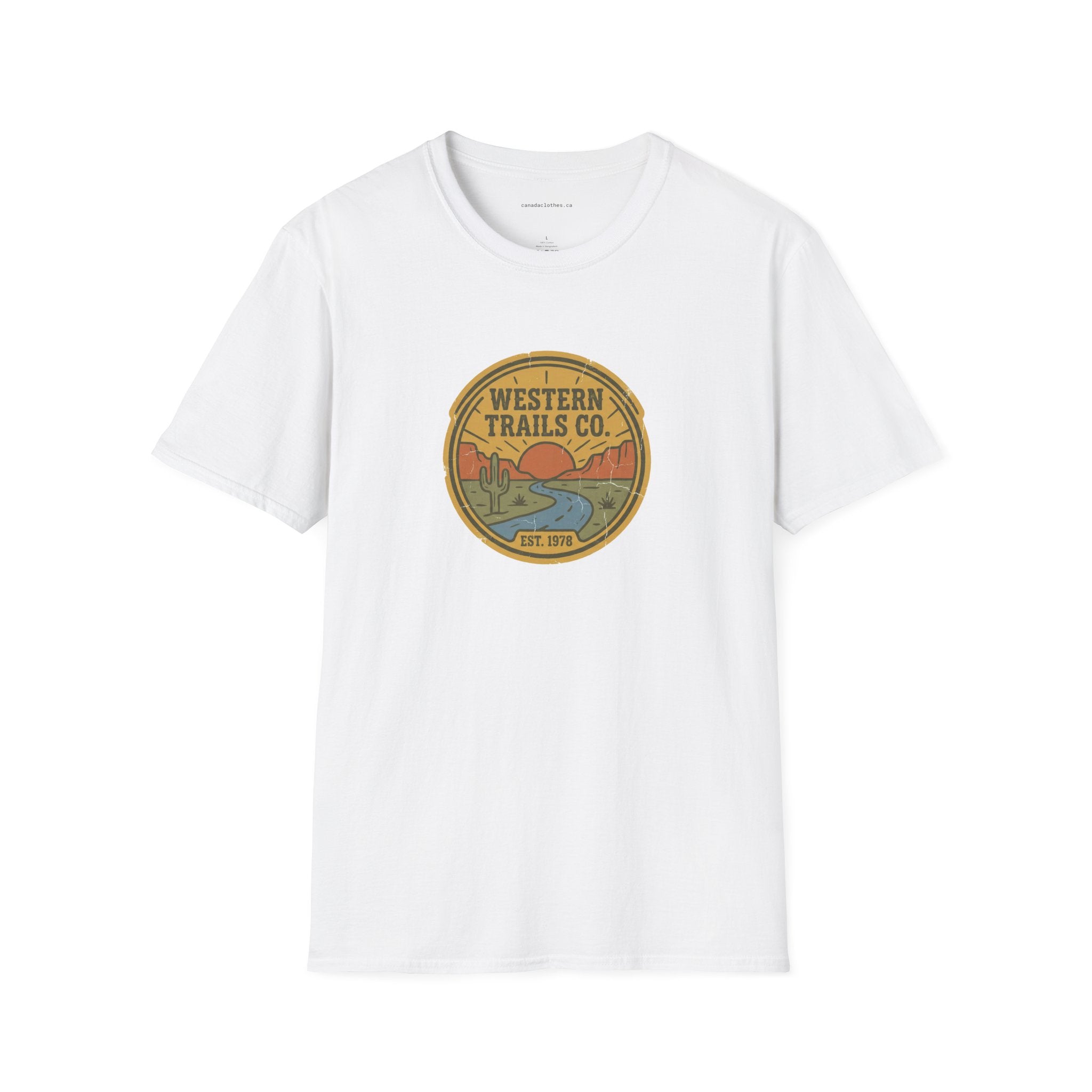 Western Trails - Vintage Graphic T-Shirt - {{variant_option}} - T-Shirt - canadaclothes.ca