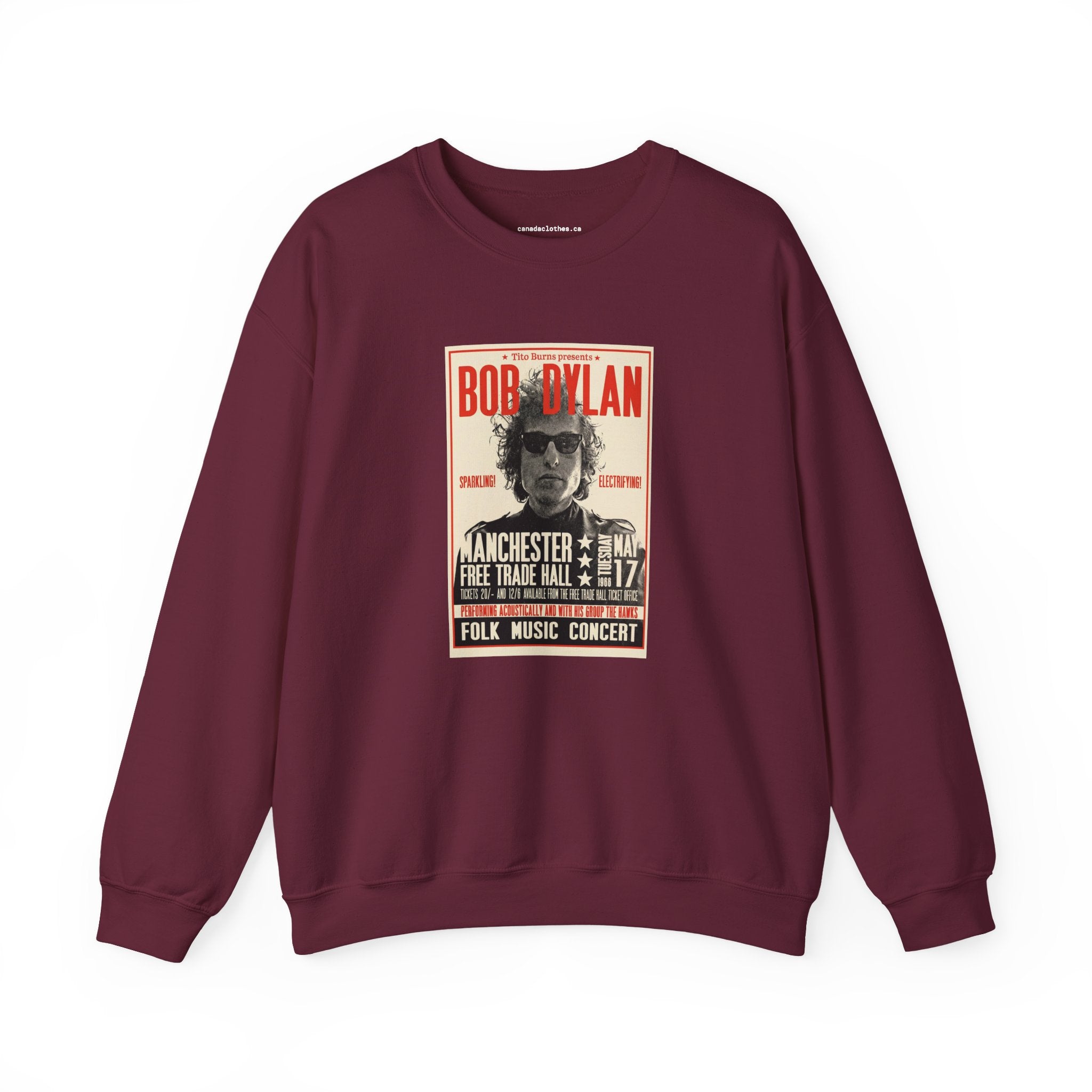 Bob Dylan - Vintage Graphic Sweatshirt - {{variant_option}} - Sweatshirt - canadaclothes.ca