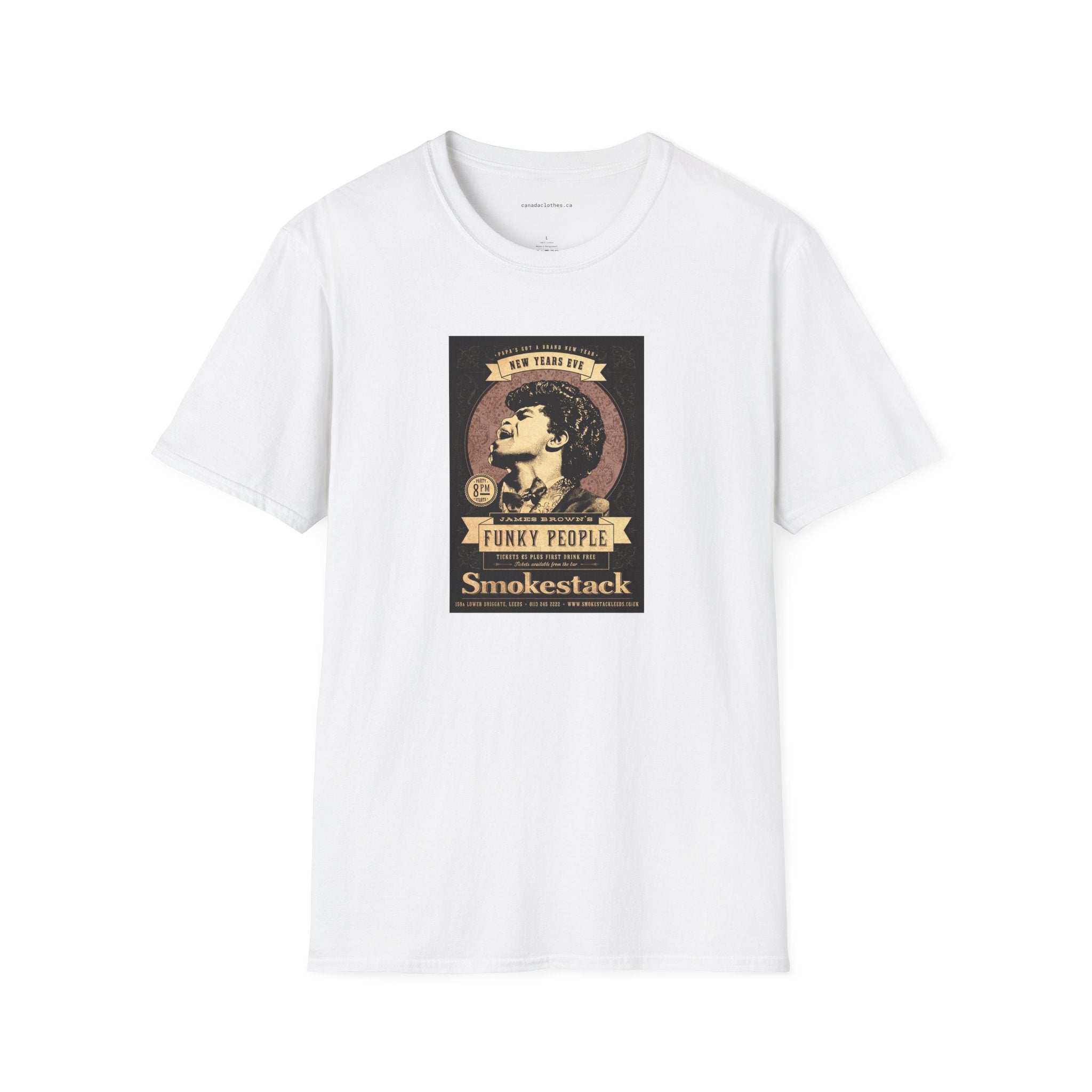 James Brown Band Poster - Vintage Graphic T-Shirt - {{variant_option}} - T-Shirt - canadaclothes.ca