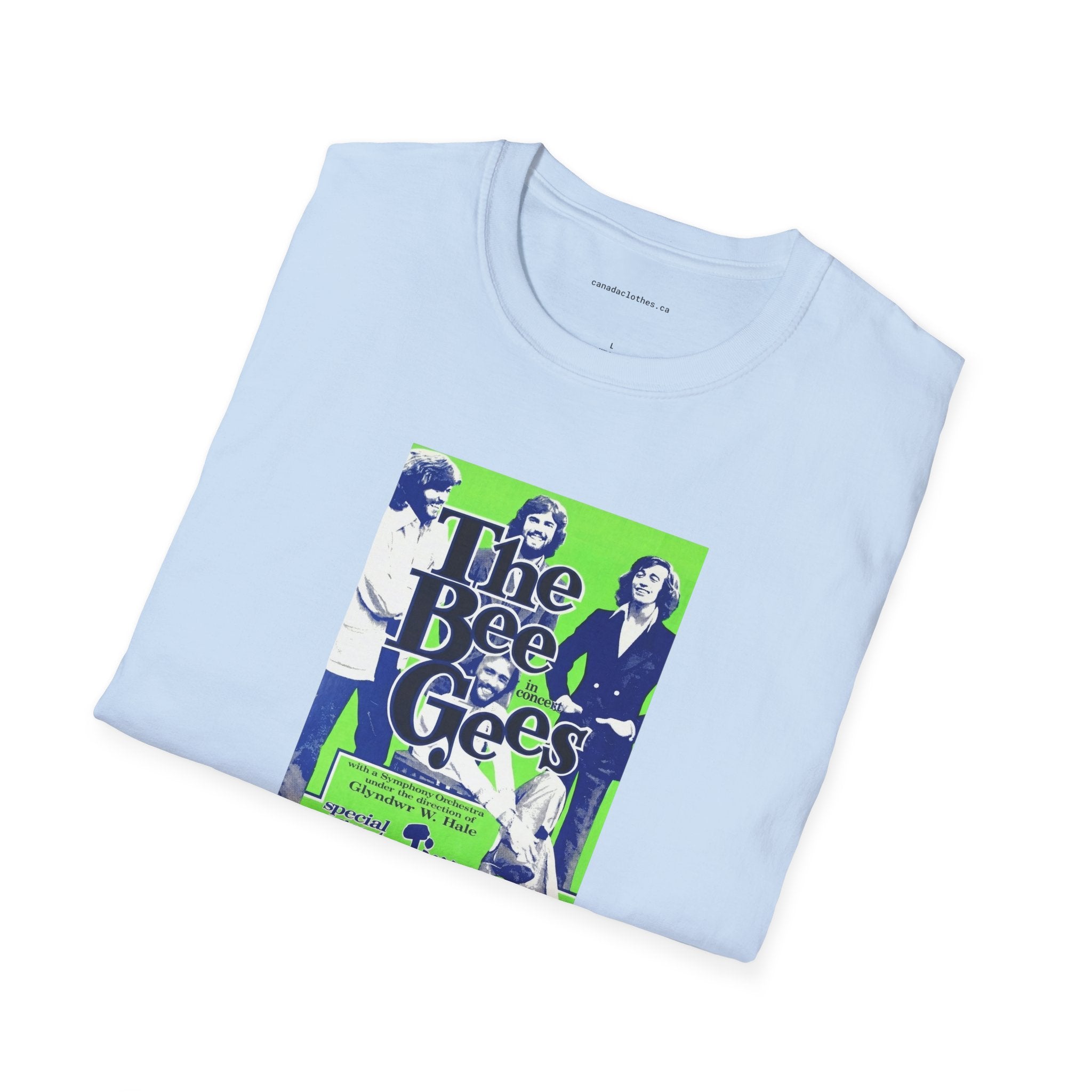 Bee Gees Band Poster - Vintage Graphic T-Shirt - {{variant_option}} - T-Shirt - canadaclothes.ca