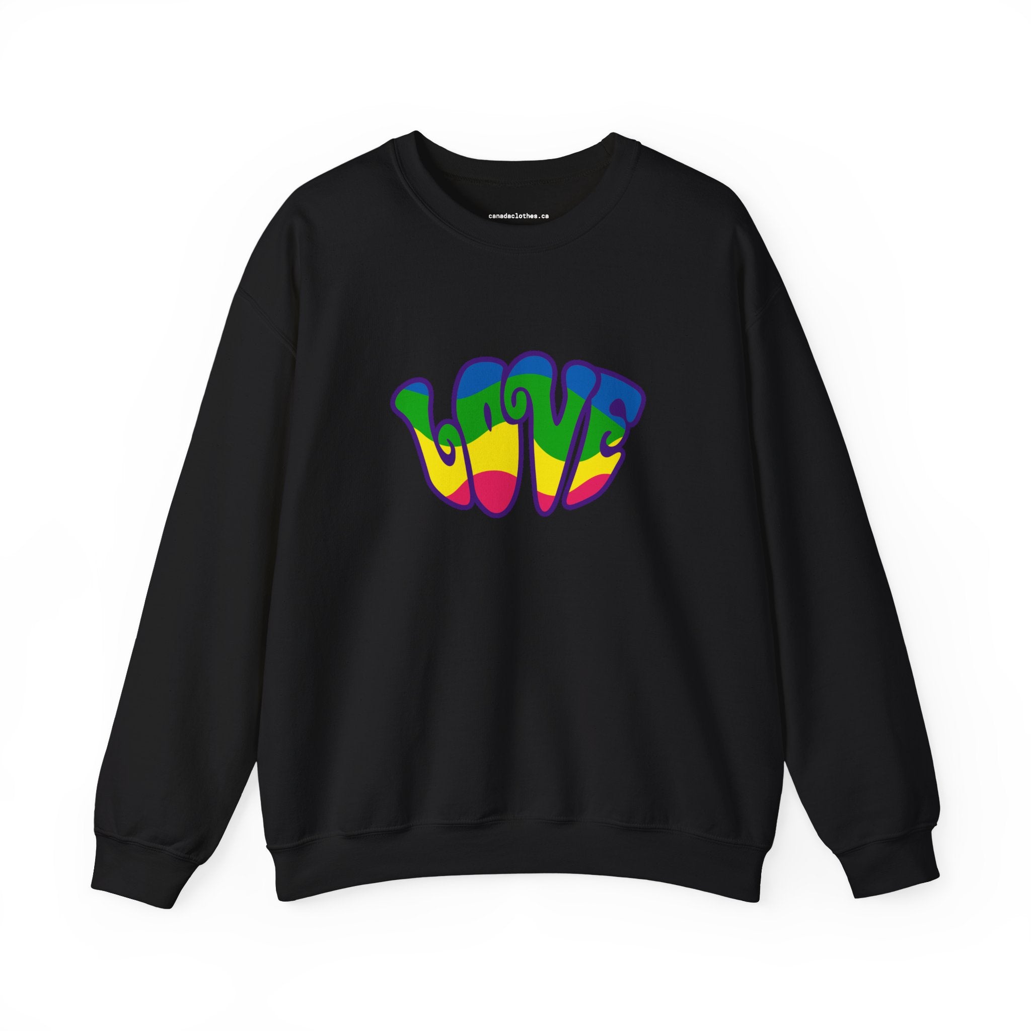 Retro Love Graphic - Vintage Graphic Sweatshirt - {{variant_option}} - Sweatshirt - canadaclothes.ca