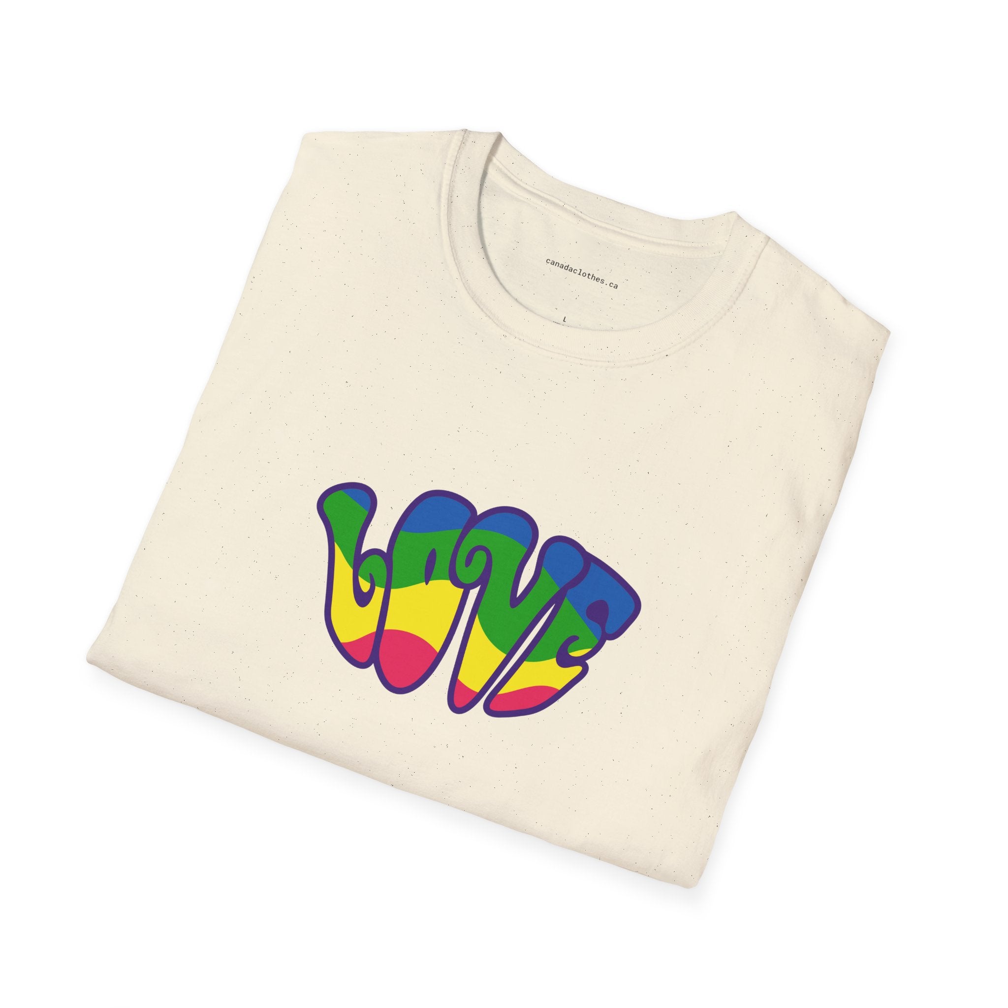 Colourful Love - Cute Graphic T-Shirt - {{variant_option}} - T-Shirt - canadaclothes.ca