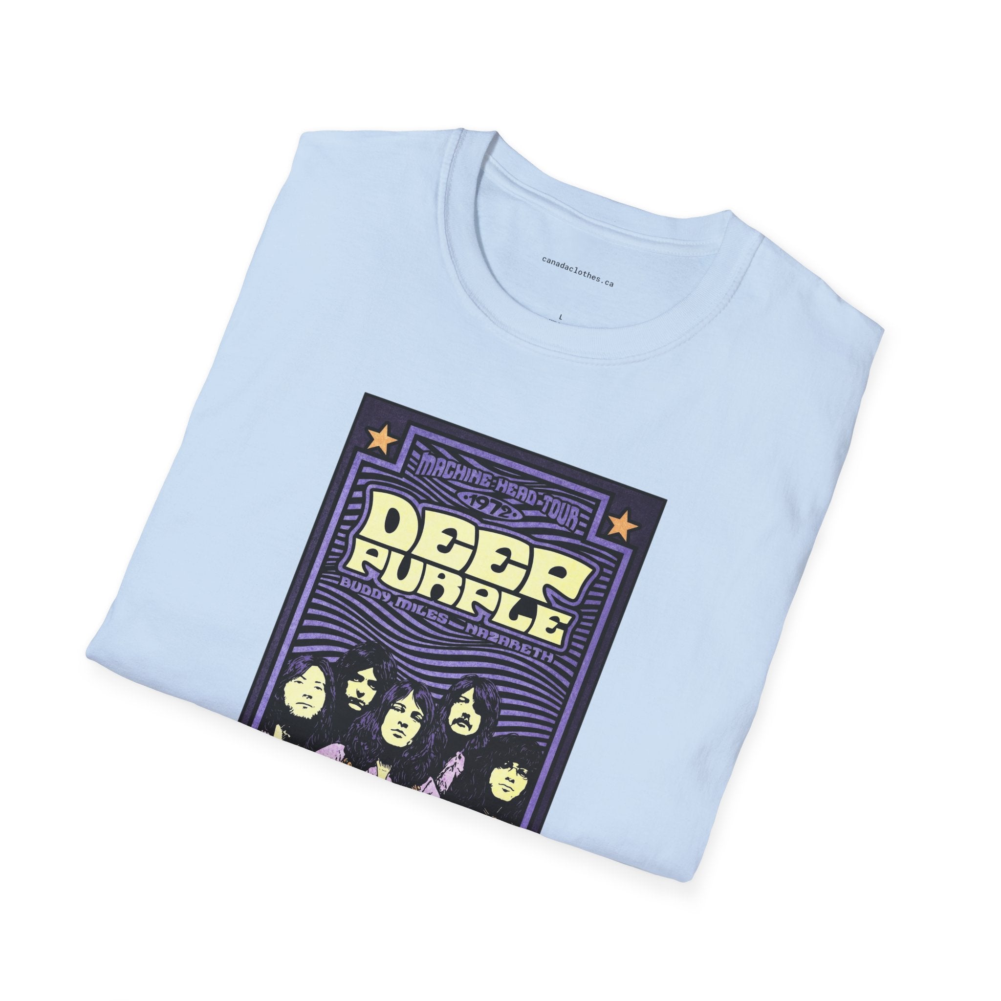 Deep Purple Band Poster - Vintage Graphic T-Shirt - {{variant_option}} - T-Shirt - canadaclothes.ca