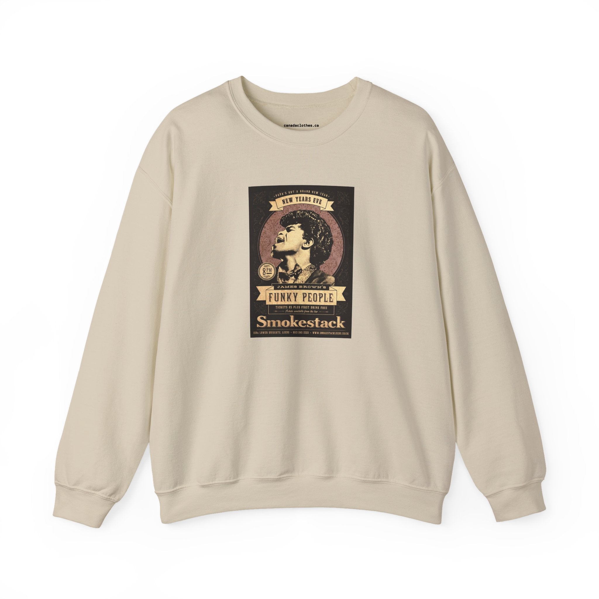 James Brown - Vintage Graphic Sweatshirt - {{variant_option}} - Sweatshirt - canadaclothes.ca