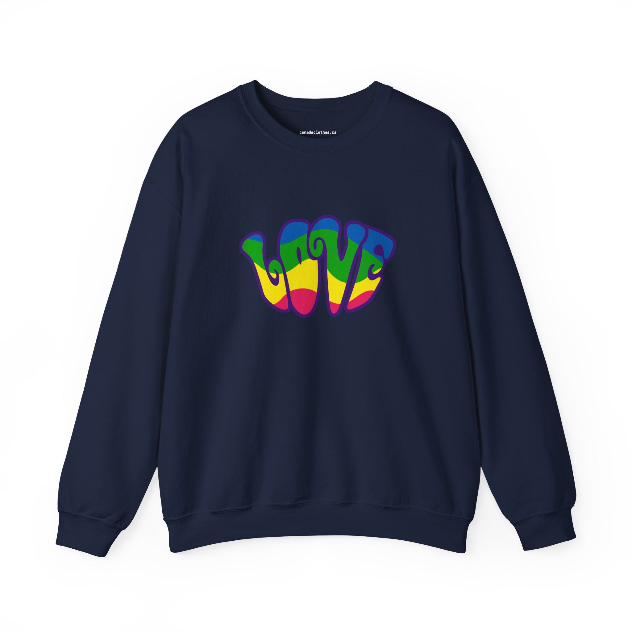 Retro Love Graphic - Vintage Graphic Sweatshirt - {{variant_option}} - Sweatshirt - canadaclothes.ca