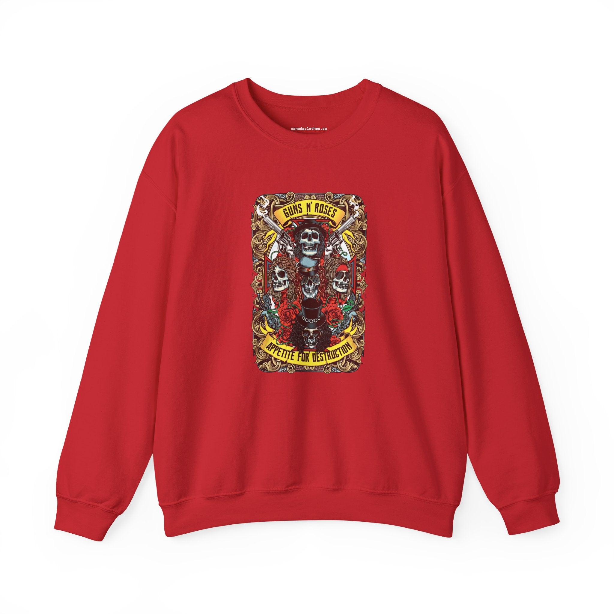 Guns N' Roses - Vintage Graphic Sweatshirt - {{variant_option}} - Sweatshirt - canadaclothes.ca