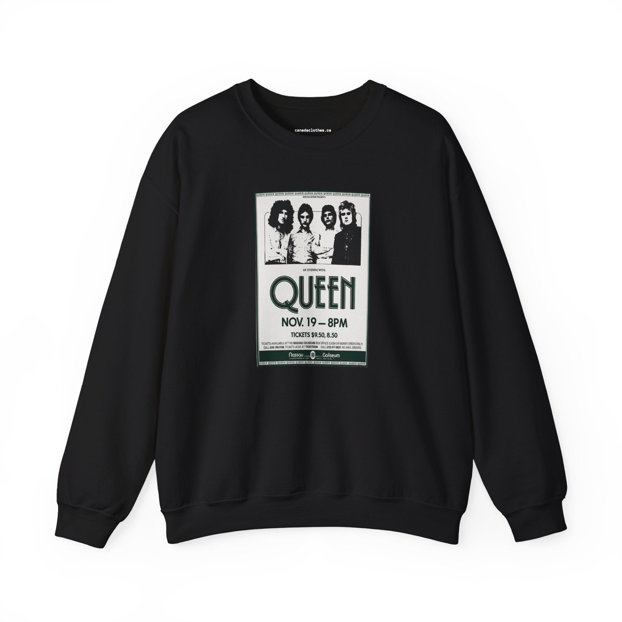 Queen - Vintage Graphic Sweatshirt - {{variant_option}} - Sweatshirt - canadaclothes.ca