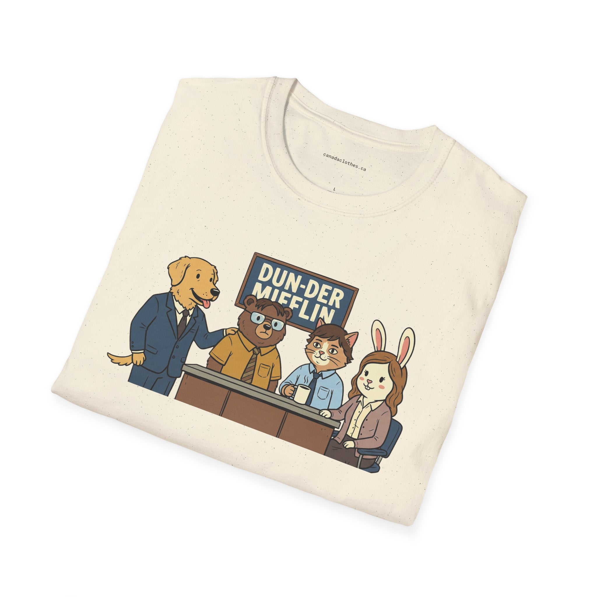Dun-der Mifflin Parody - Funny Graphic T-Shirt - {{variant_option}} - T-Shirt - canadaclothes.ca