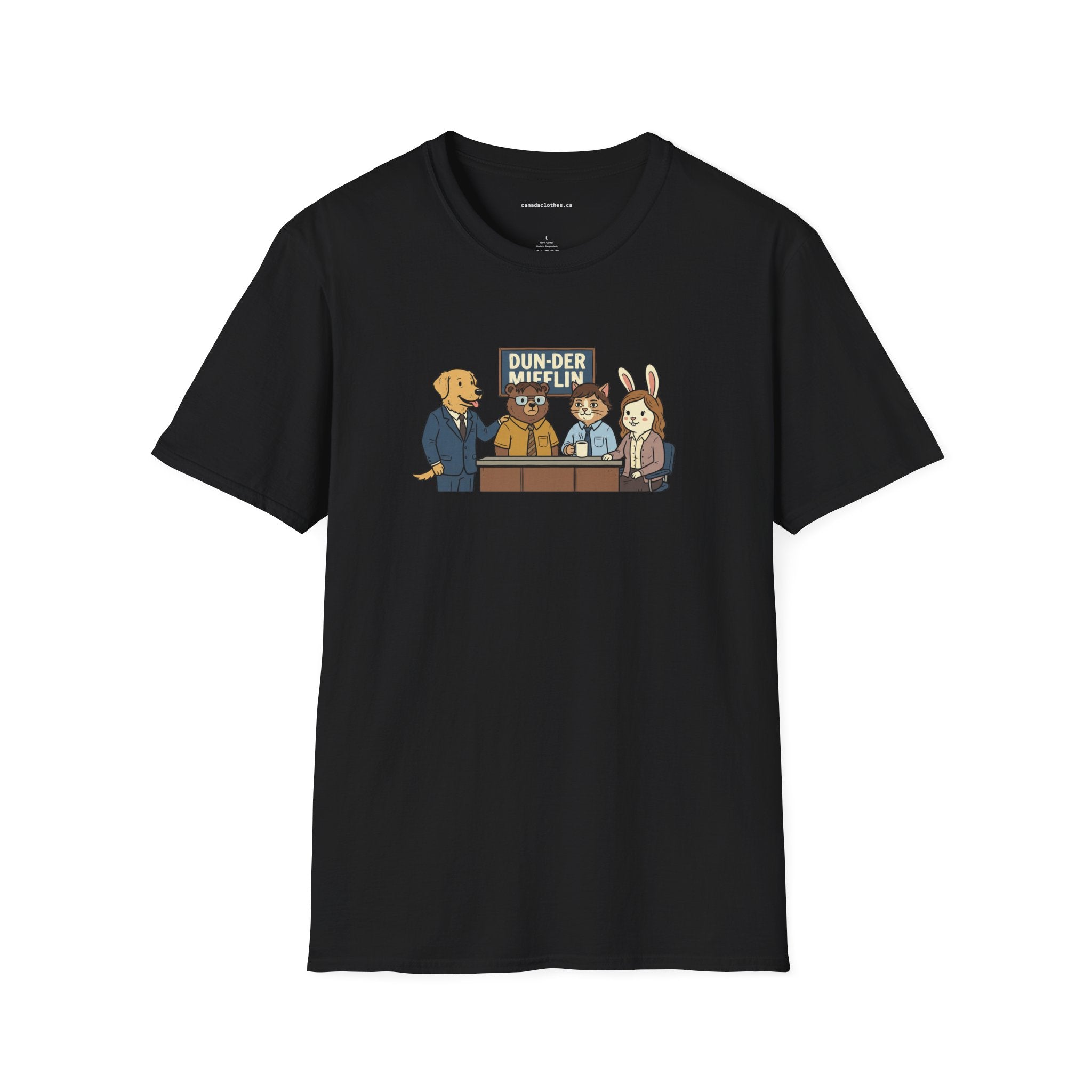 Dun-der Mifflin Parody - Funny Graphic T-Shirt - {{variant_option}} - T-Shirt - canadaclothes.ca