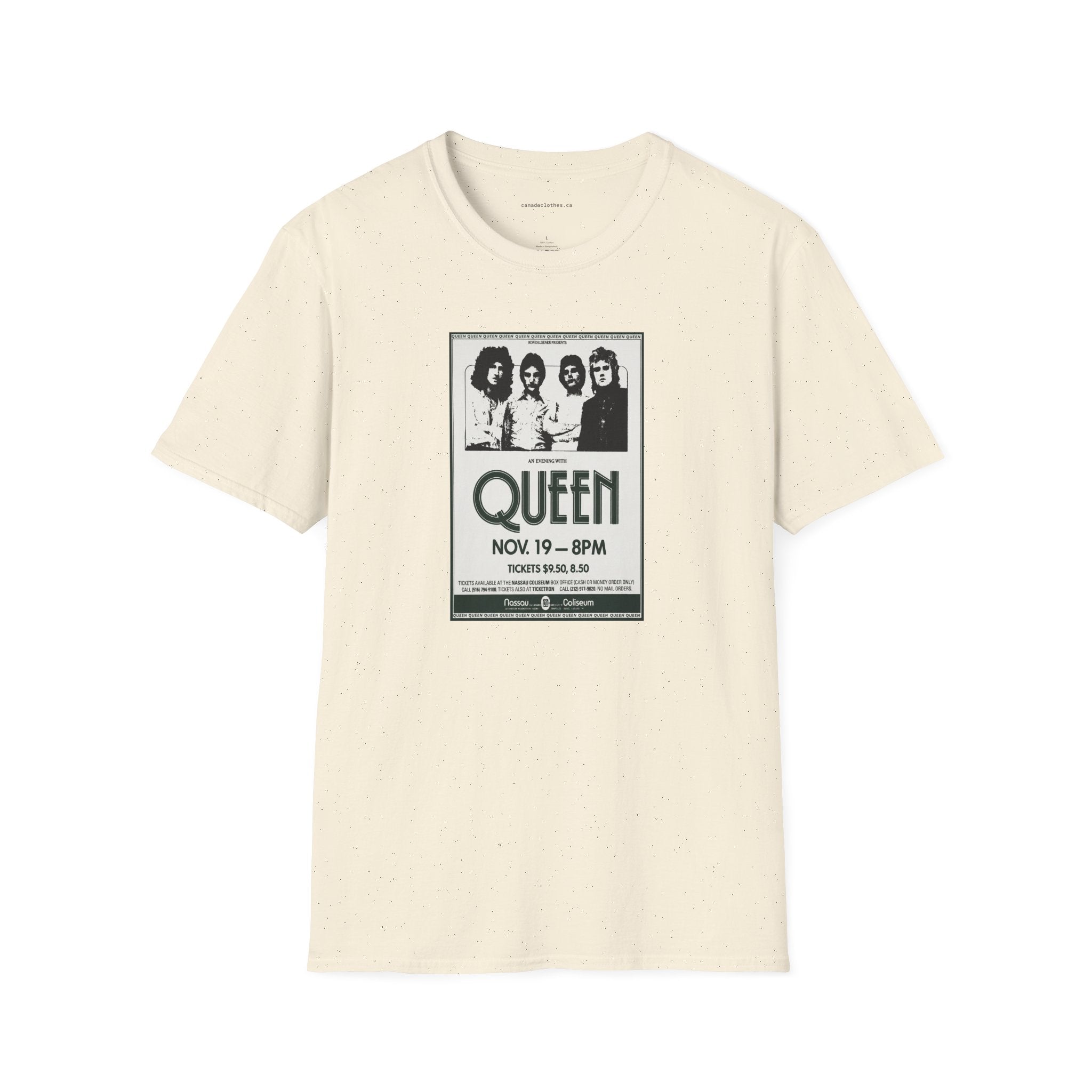 Queen Band Poster - Vintage Graphic T-Shirt - {{variant_option}} - T-Shirt - canadaclothes.ca