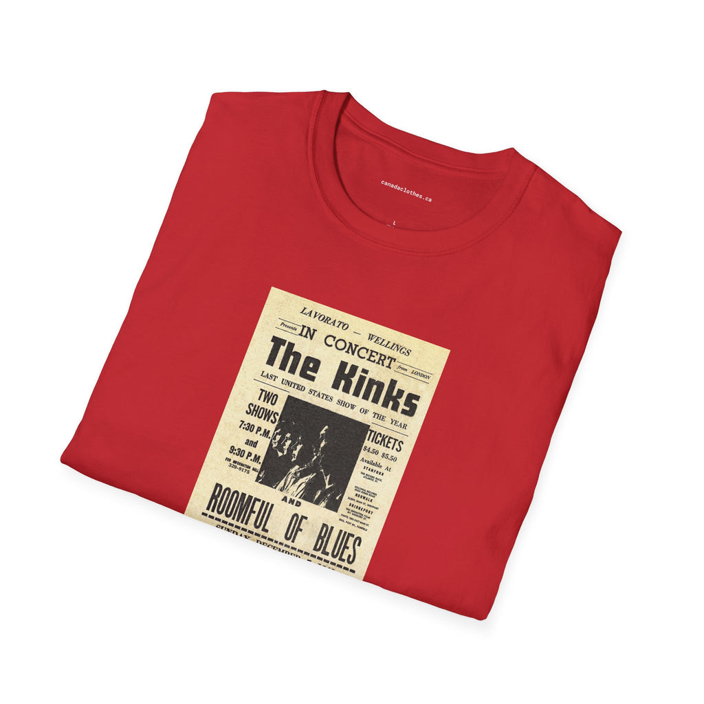 The Kinks Band Poster - Vintage Graphic T-Shirt - {{variant_option}} - T-Shirt - canadaclothes.ca
