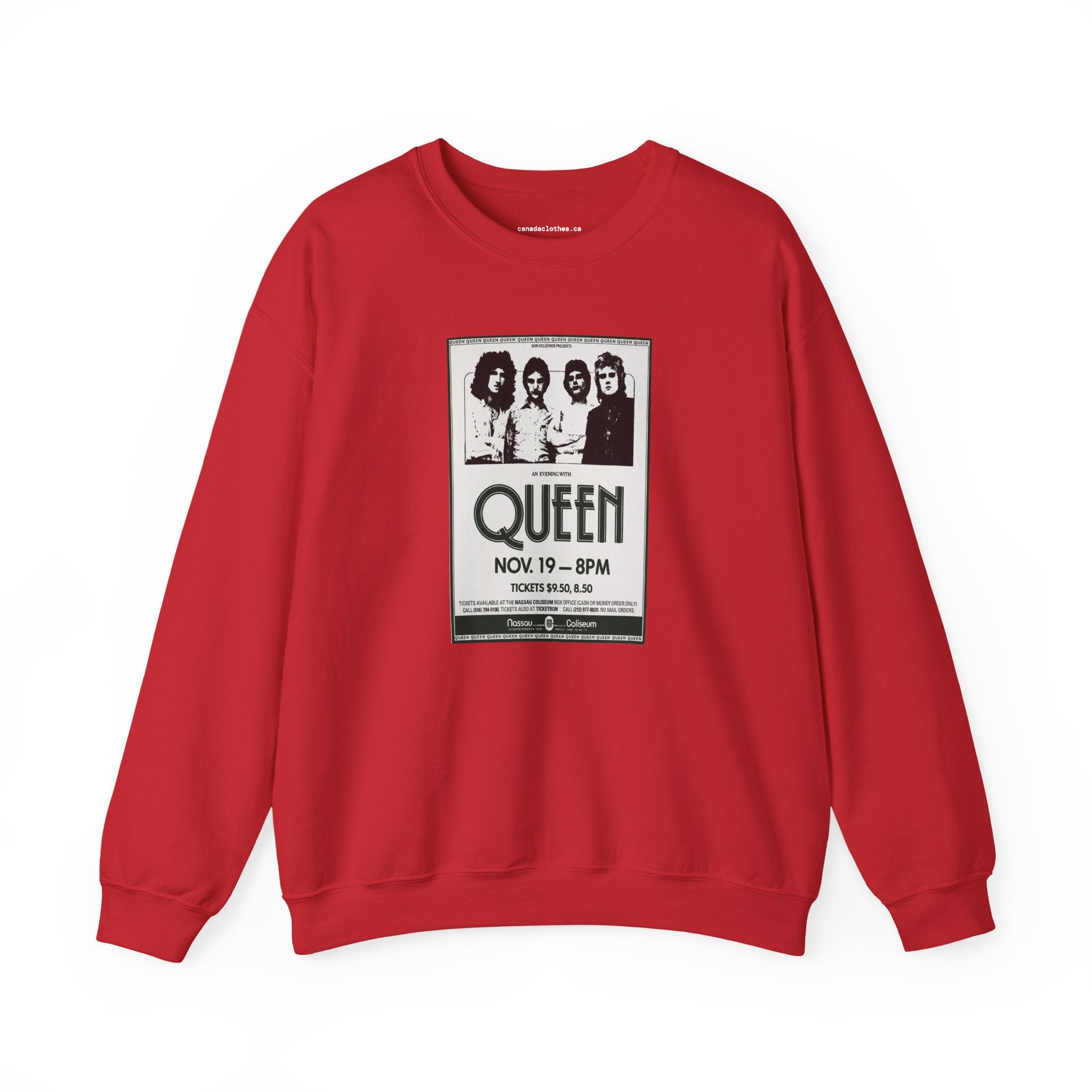 Queen - Vintage Graphic Sweatshirt - {{variant_option}} - Sweatshirt - canadaclothes.ca