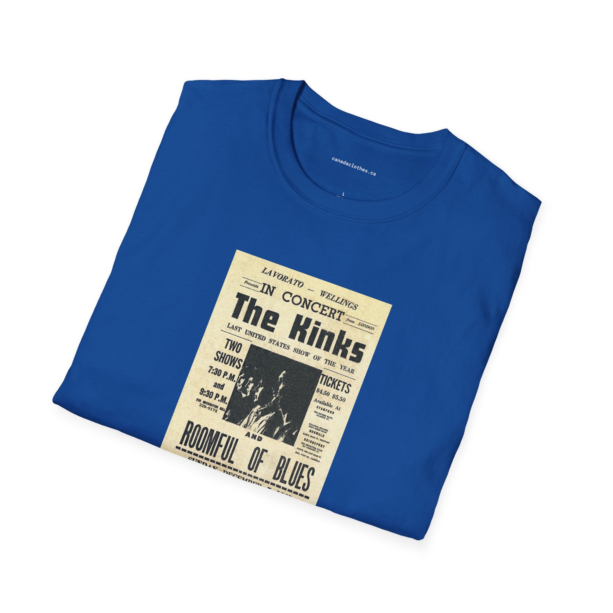 The Kinks Band Poster - Vintage Graphic T-Shirt - {{variant_option}} - T-Shirt - canadaclothes.ca
