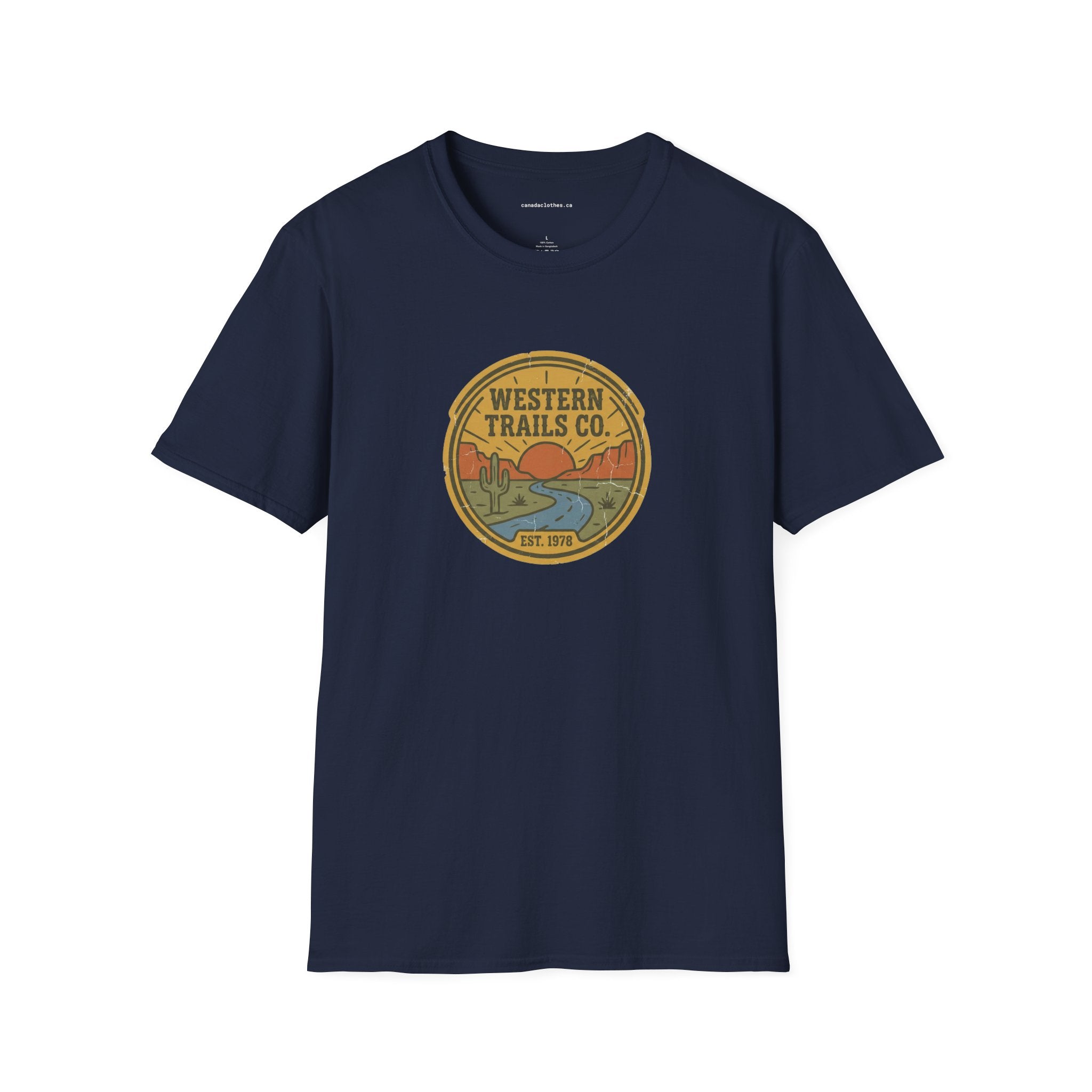 Western Trails - Vintage Graphic T-Shirt - {{variant_option}} - T-Shirt - canadaclothes.ca