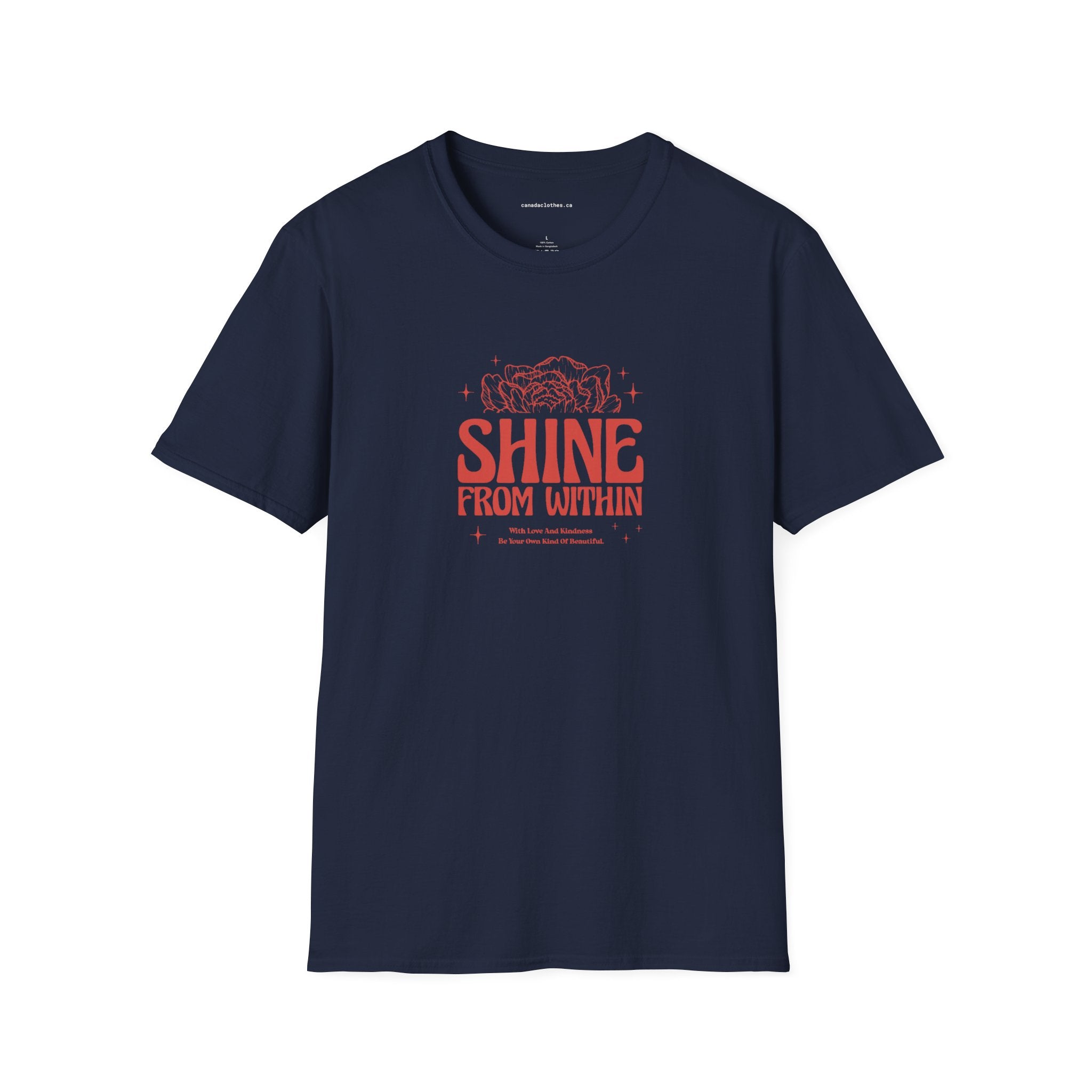 Shine From Within - Motivational Graphic T-Shirt - {{variant_option}} - T-Shirt - canadaclothes.ca