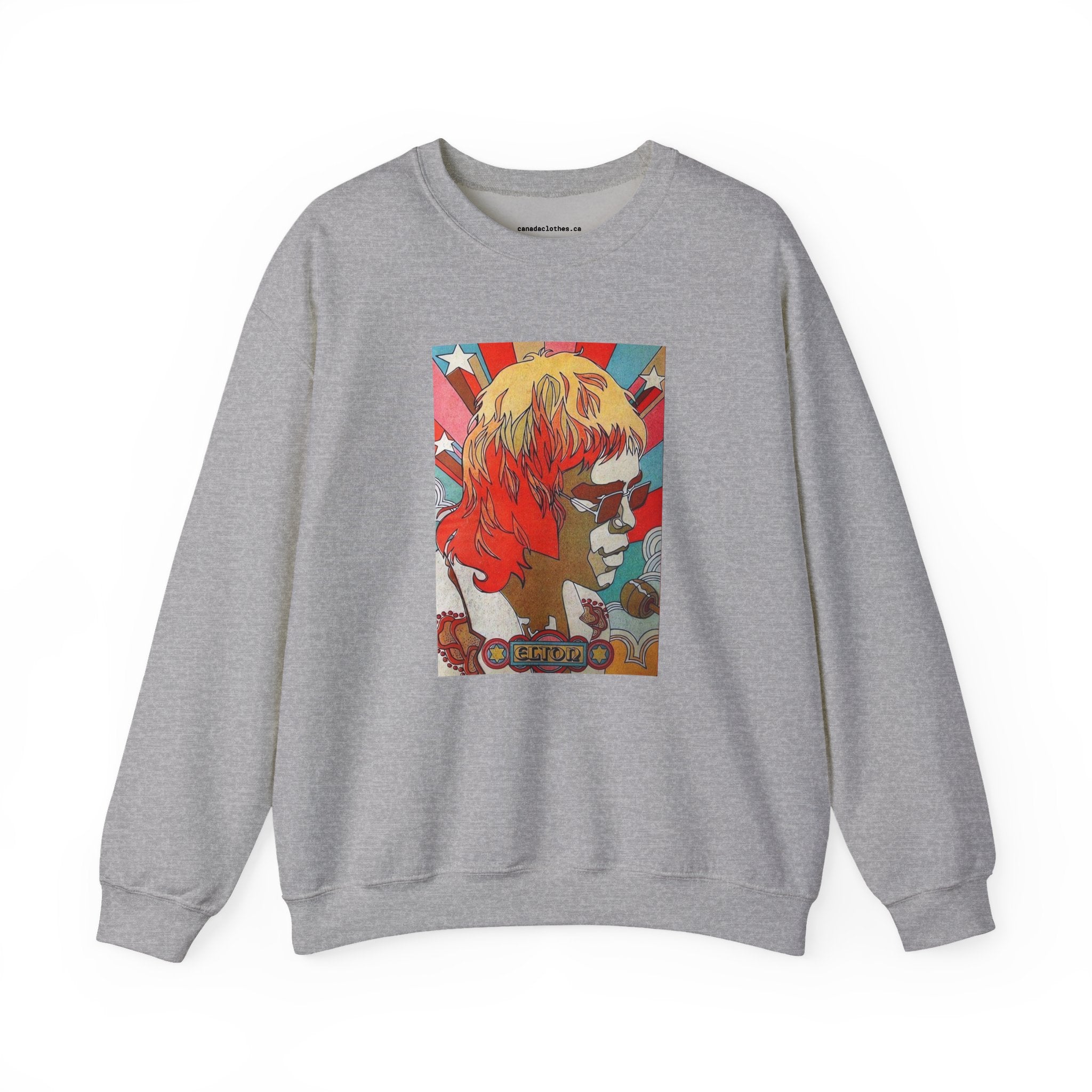 Elton John - Vintage Graphic Sweatshirt - {{variant_option}} - Sweatshirt - canadaclothes.ca
