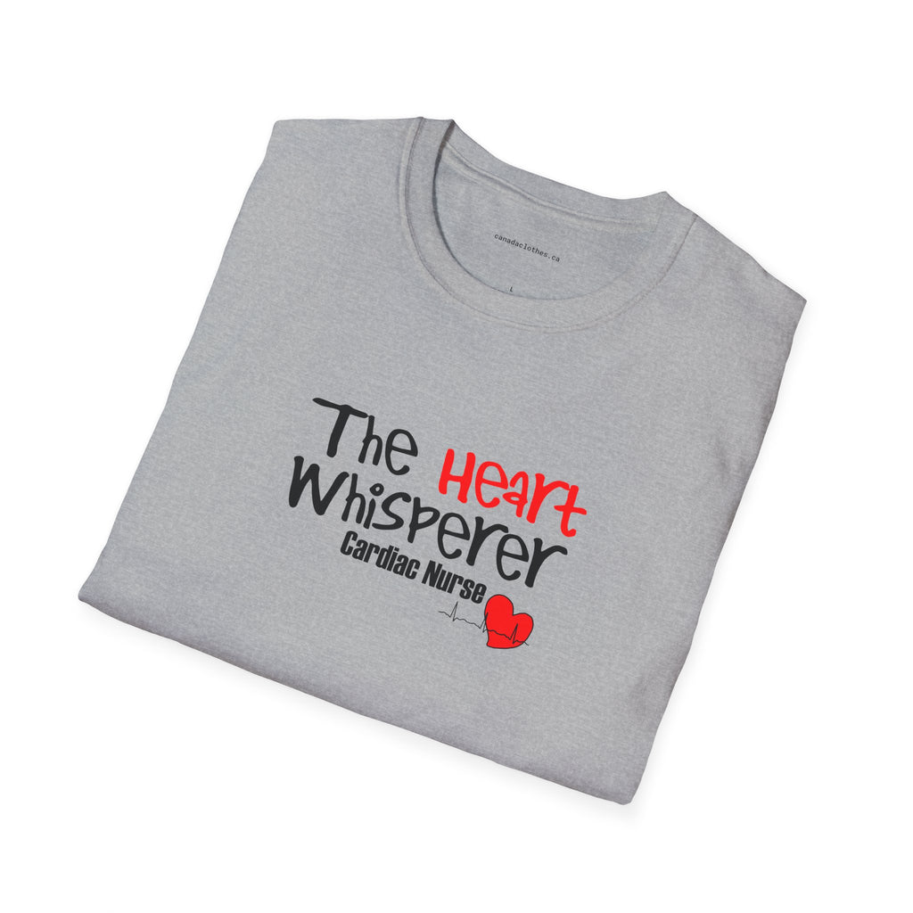 The Heart Whisperer - Funny Nurse Graphic T-Shirt - {{variant_option}} - T-Shirt - canadaclothes.ca