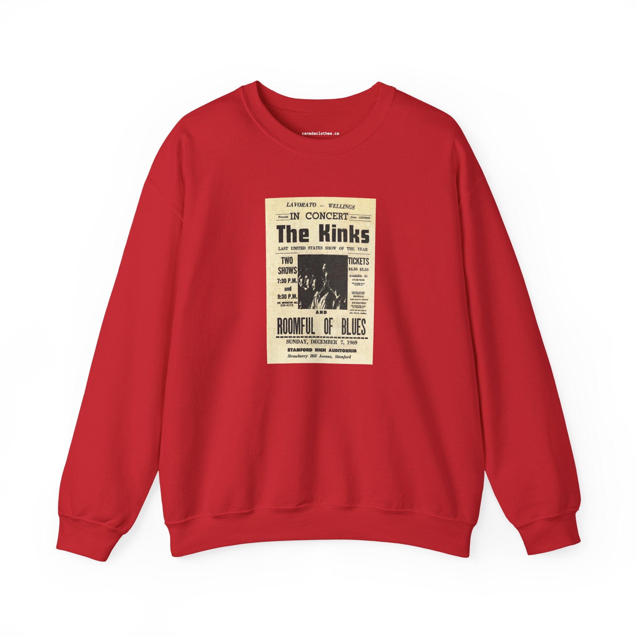 The Kinks - Vintage Graphic Sweatshirt - {{variant_option}} - Sweatshirt - canadaclothes.ca