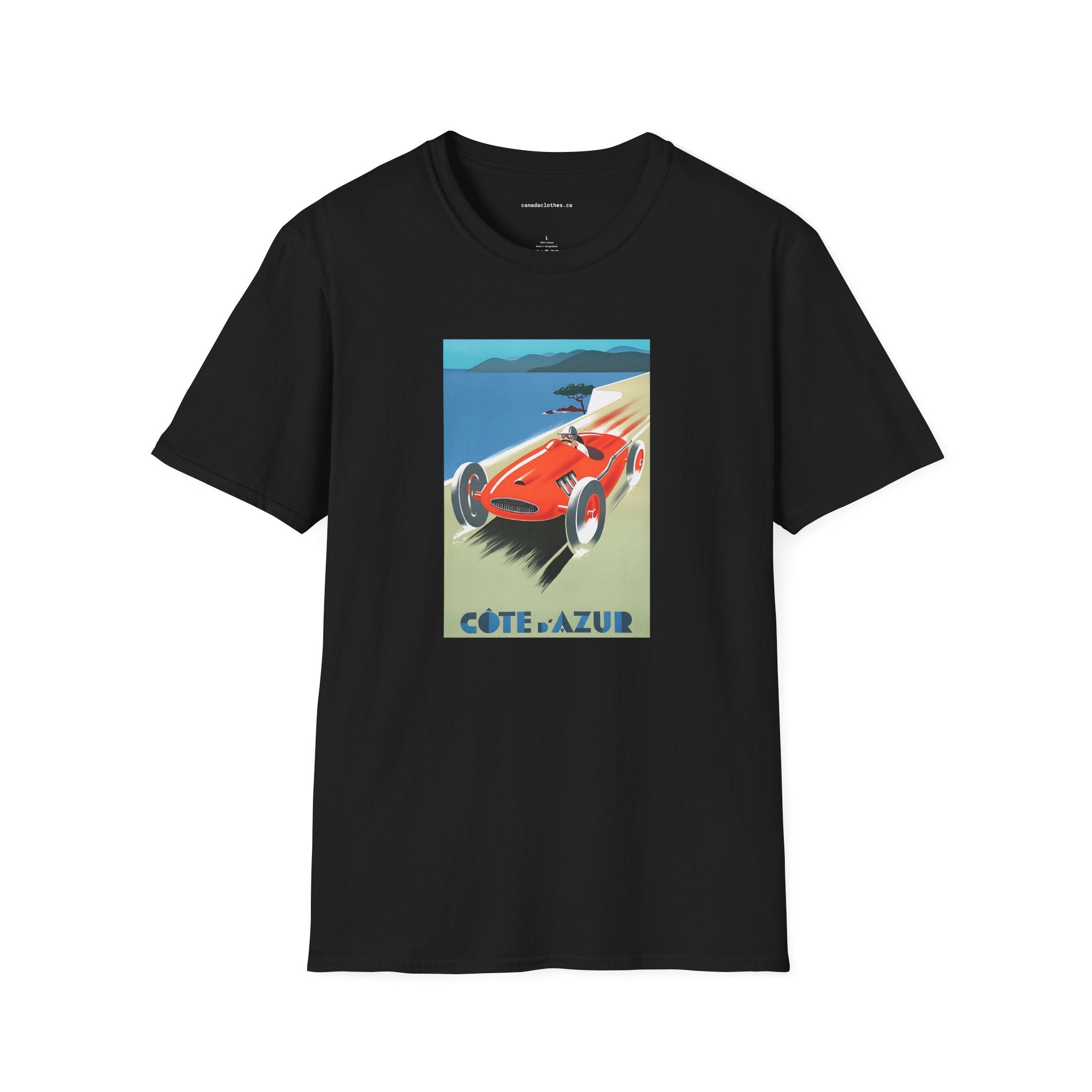 Cote D'azur Travel Poster - Vintage Graphic T-Shirt - {{variant_option}} - T-Shirt - canadaclothes.ca