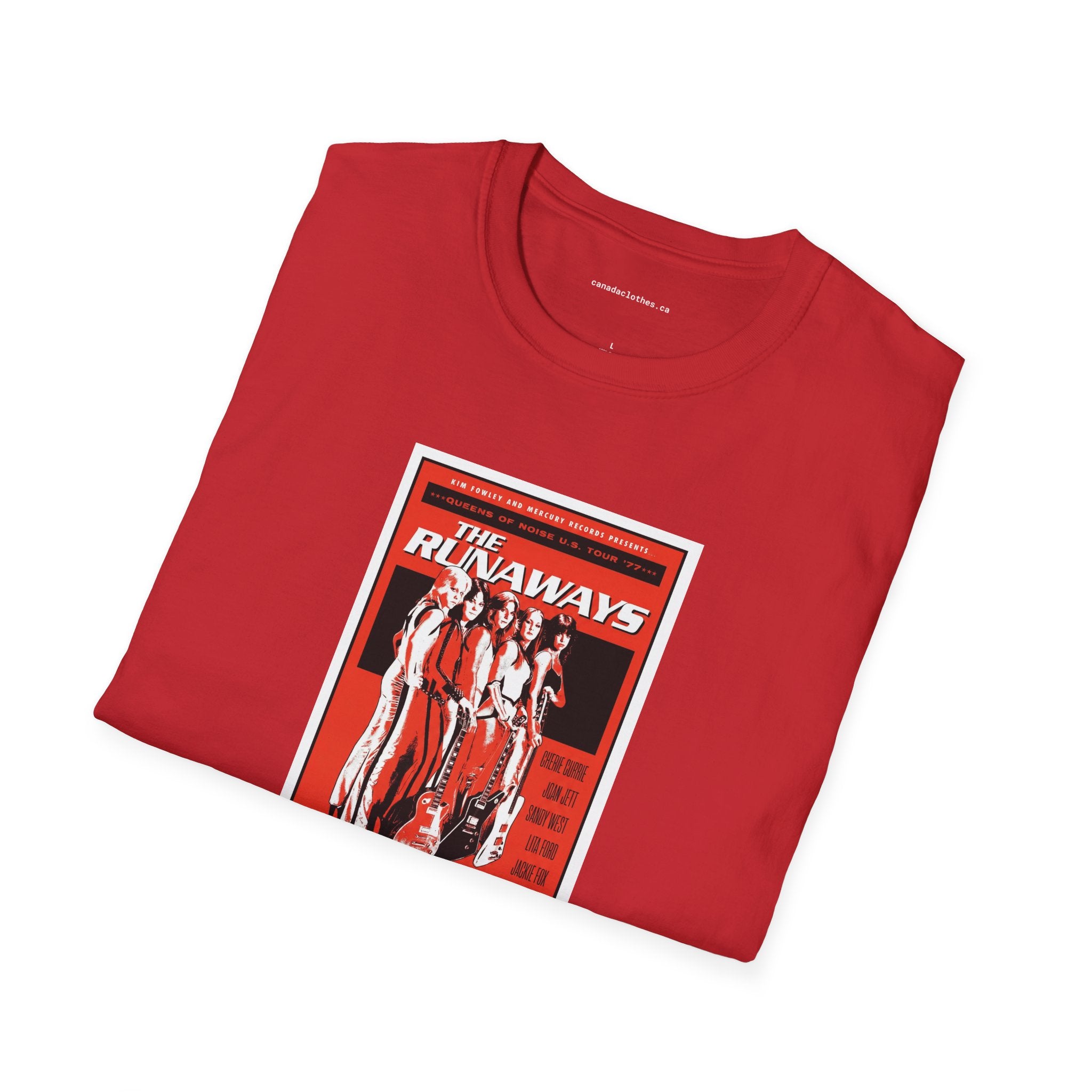 The Runaways Band Poster - Vintage Graphic T-Shirt - {{variant_option}} - T-Shirt - canadaclothes.ca