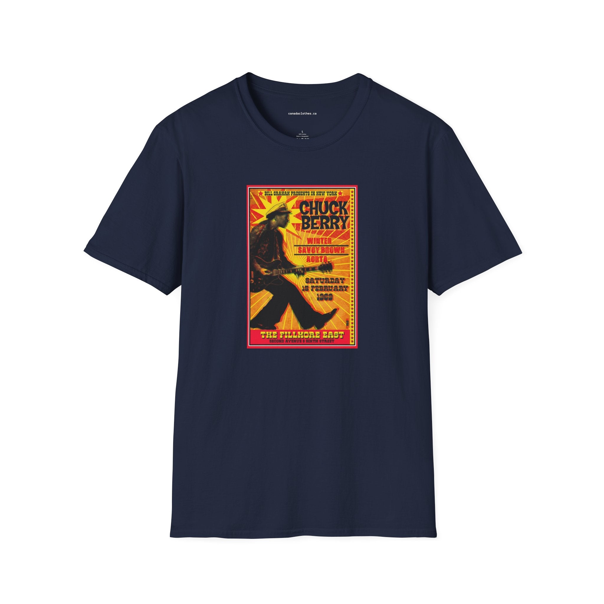 Chuck Berry Band Poster - Vintage Graphic T-Shirt - {{variant_option}} - T-Shirt - canadaclothes.ca