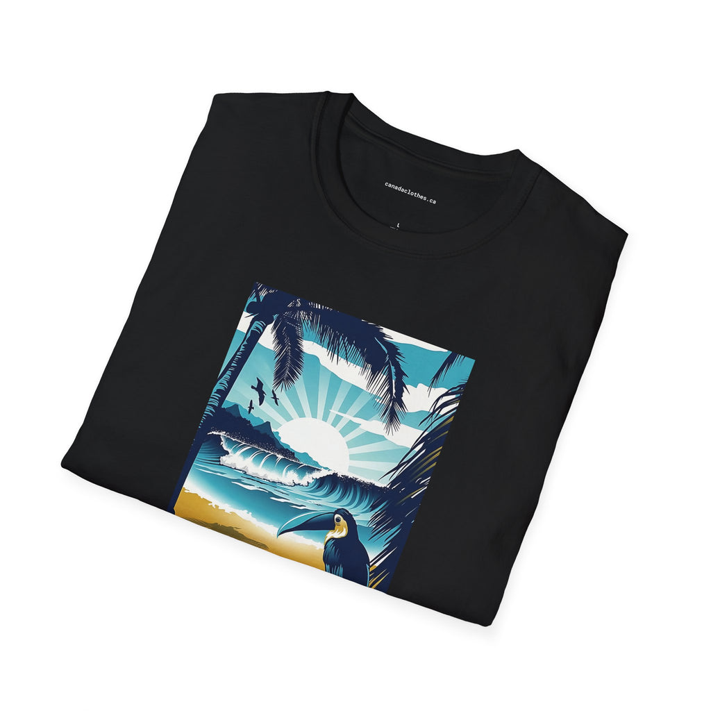 Costa Rica Travel Poster - Vintage Graphic T-Shirt - {{variant_option}} - T-Shirt - canadaclothes.ca