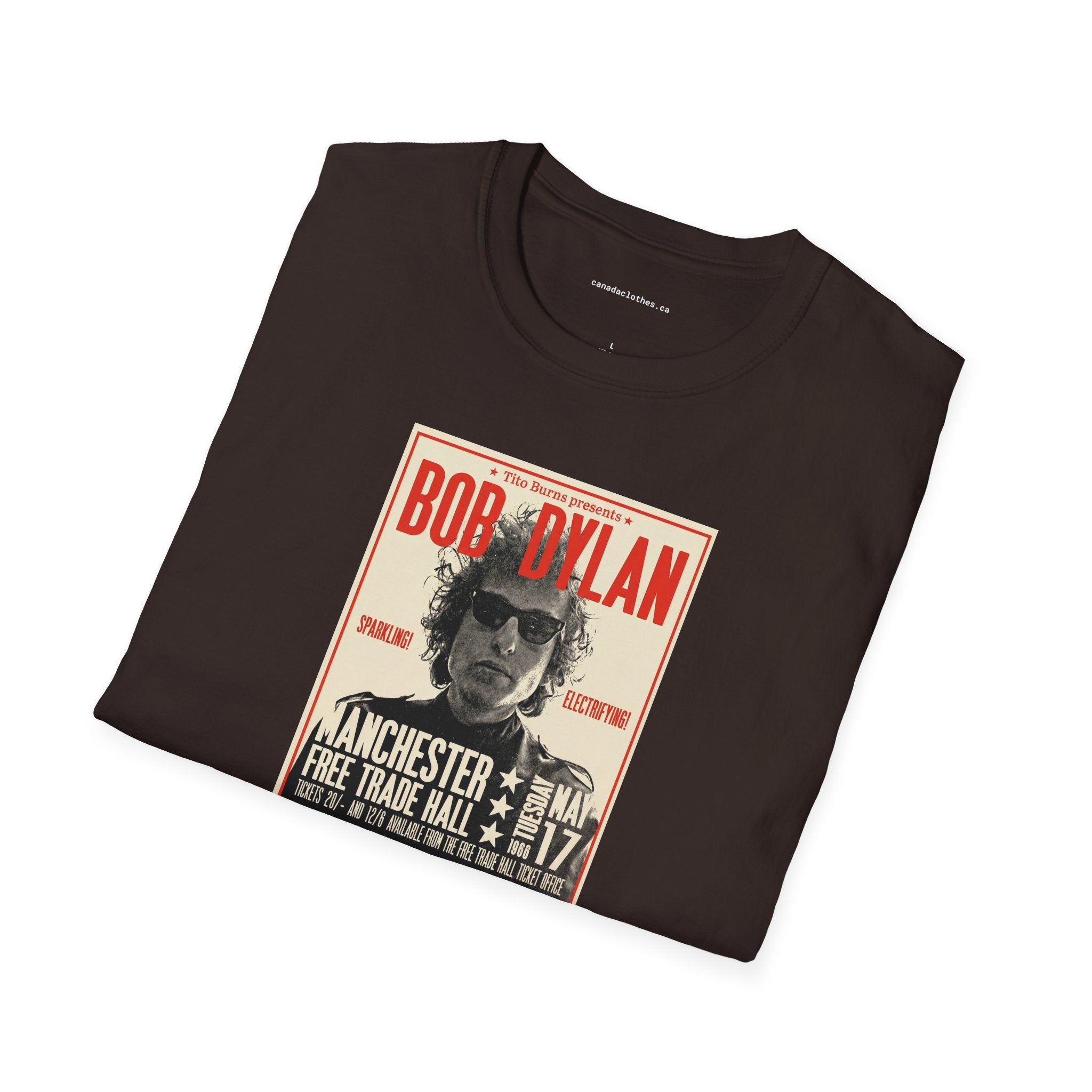 Bob Dylan Band Poster - Vintage Graphic T-Shirt - {{variant_option}} - T-Shirt - canadaclothes.ca