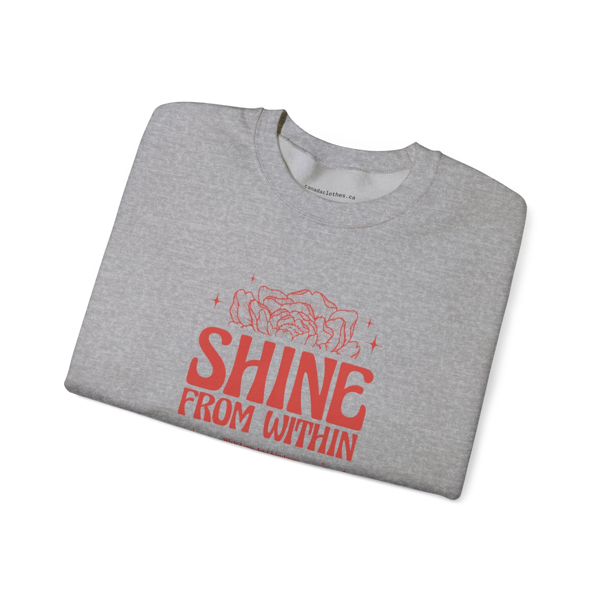 Shine From Within - Vintage Graphic Sweatshirt - {{variant_option}} - Sweatshirt - canadaclothes.ca
