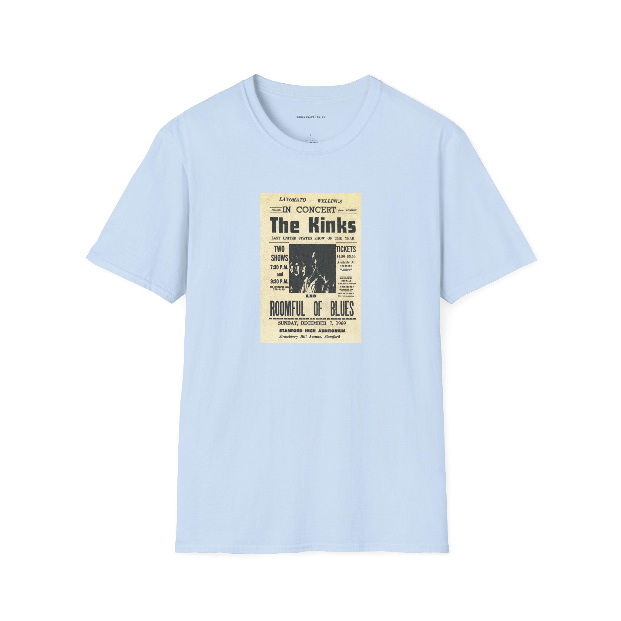 The Kinks Band Poster - Vintage Graphic T-Shirt - {{variant_option}} - T-Shirt - canadaclothes.ca