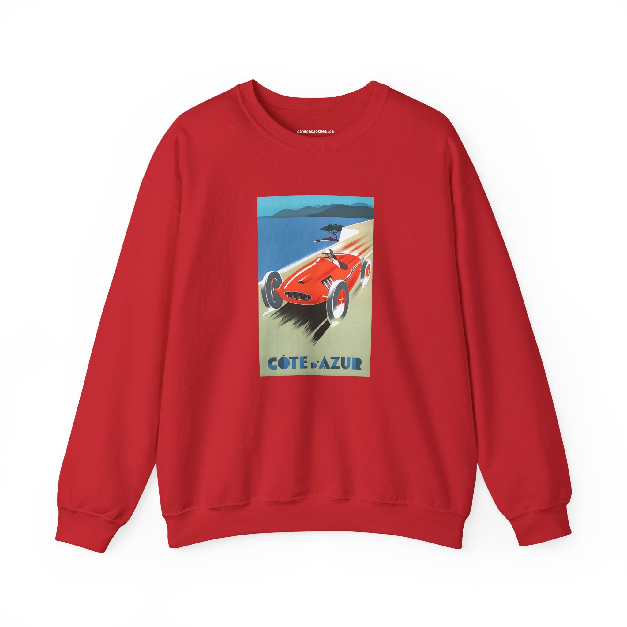 Côte d'Azur Travel Poster - Vintage Graphic Sweatshirt - {{variant_option}} - Sweatshirt - canadaclothes.ca