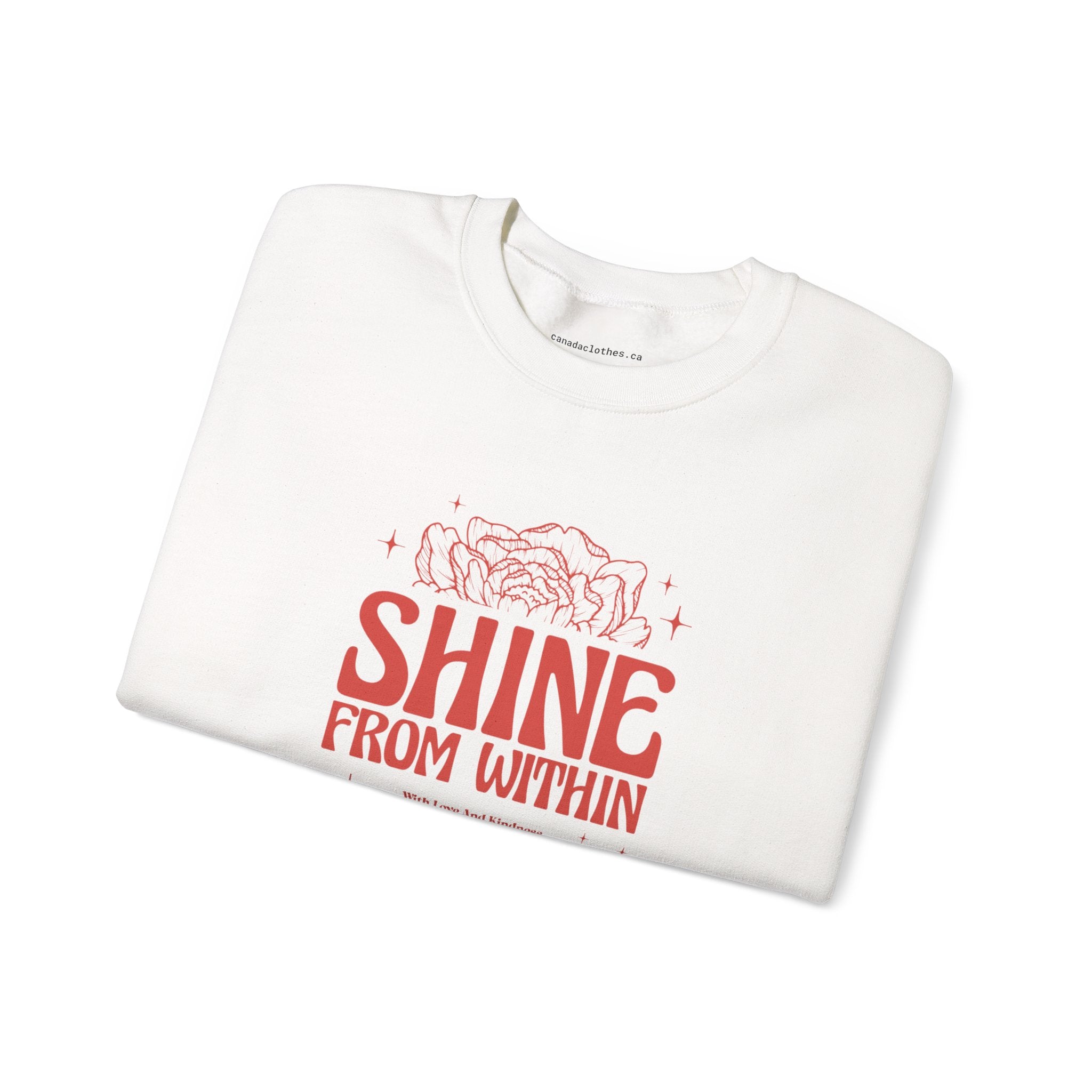 Shine From Within - Vintage Graphic Sweatshirt - {{variant_option}} - Sweatshirt - canadaclothes.ca