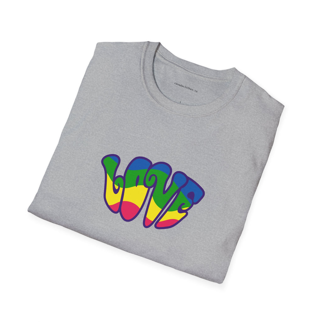 Colourful Love - Cute Graphic T-Shirt - {{variant_option}} - T-Shirt - canadaclothes.ca
