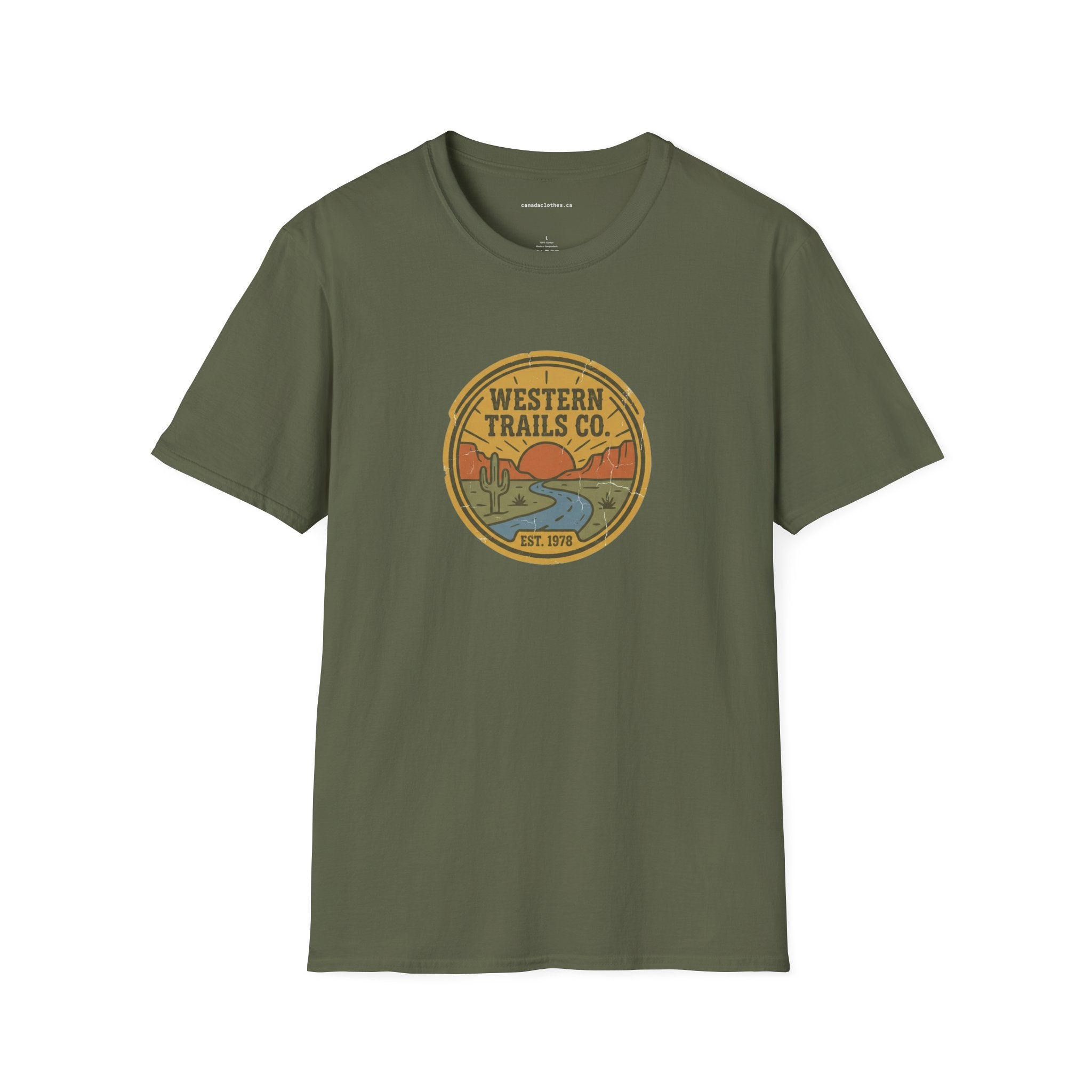 Western Trails - Vintage Graphic T-Shirt - {{variant_option}} - T-Shirt - canadaclothes.ca